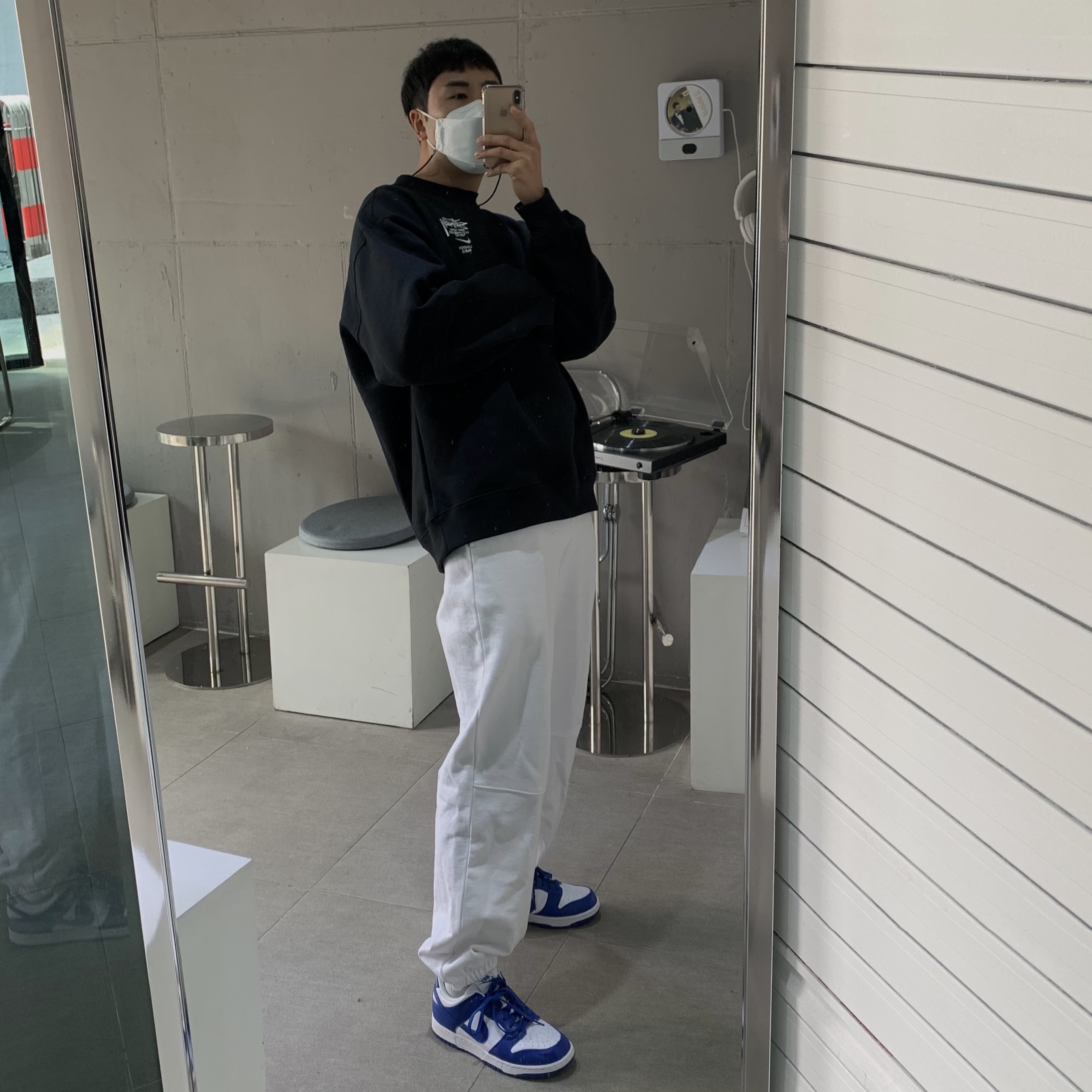 Nike x Stussy NRG ZR Fleece Crewneck Black - Asia, Nike Dunk Low SP Kentucky 2020 착용 스타일