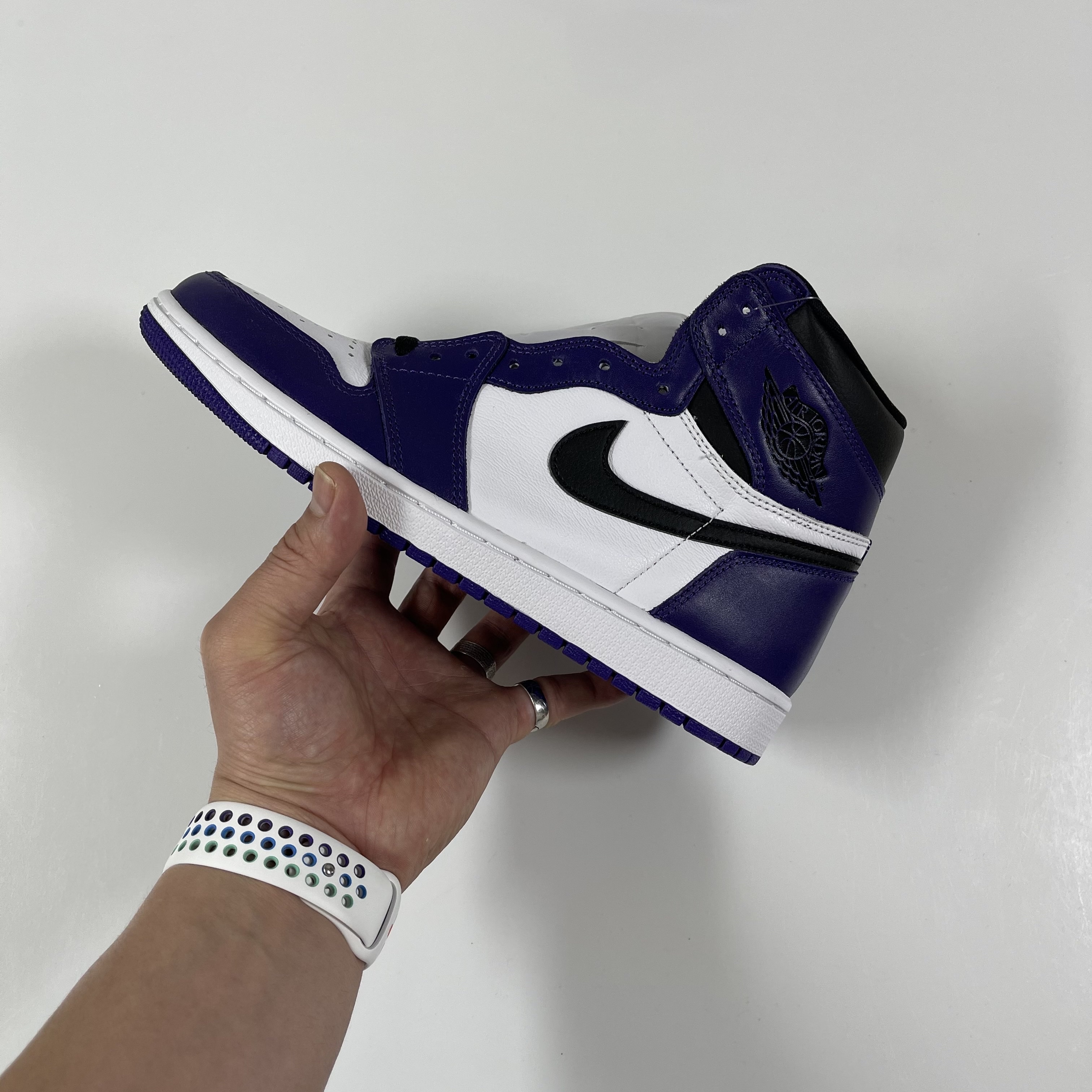 Jordan 1 Retro High OG Court Purple 2020 착용 스타일 - 1