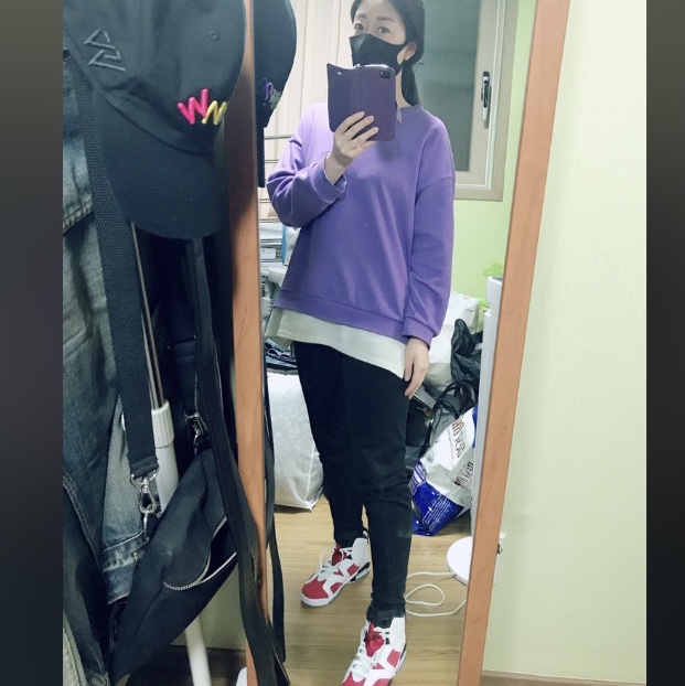 (GS) Jordan 6 Retro Carmine 2021 착용 스타일