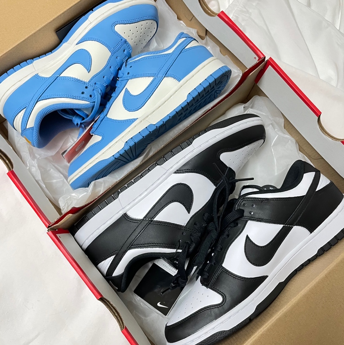 (W) Nike Dunk Low Coast, Nike Dunk Low Retro Black 착용 스타일