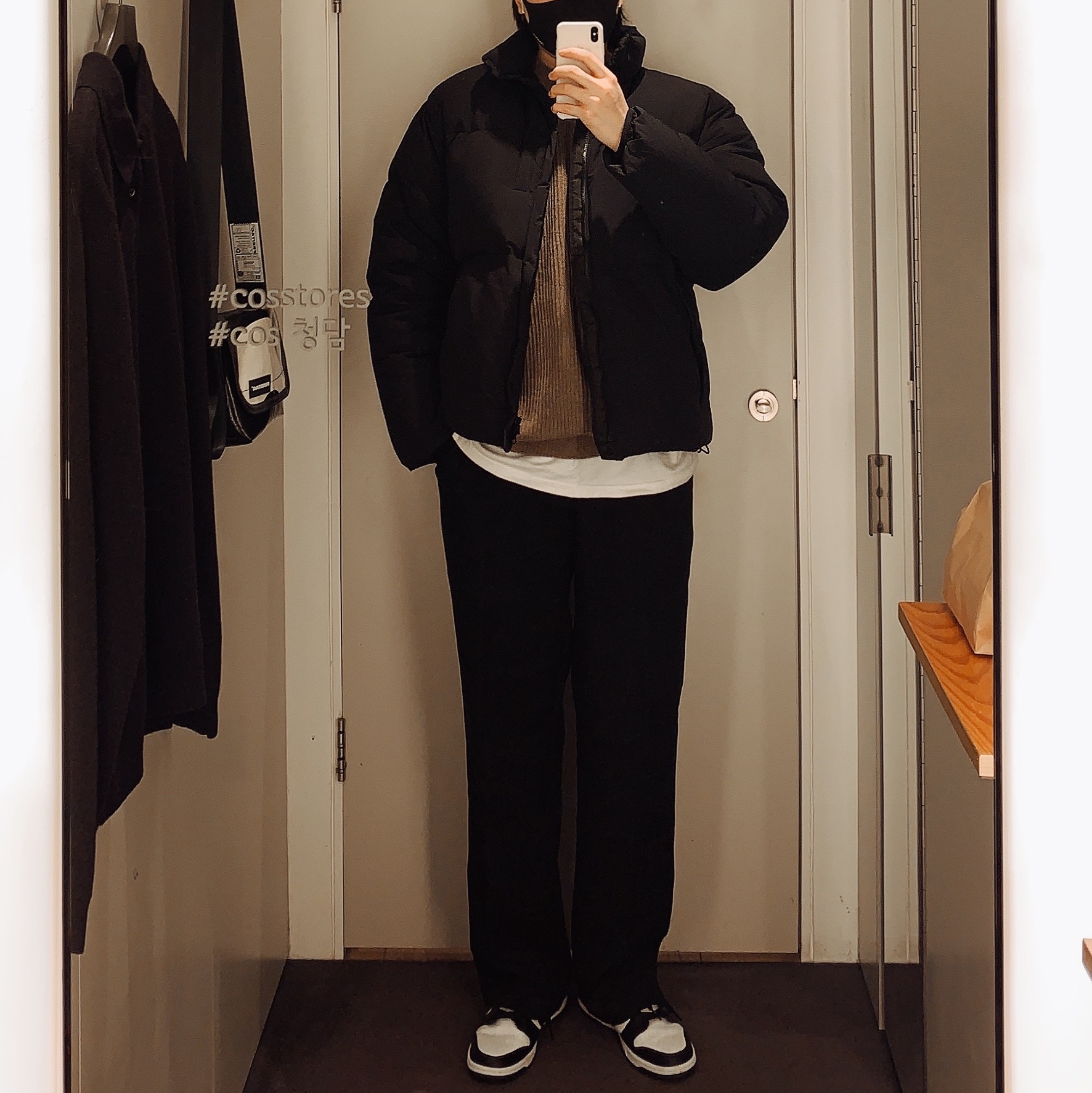 Nike Dunk Low Retro Black 착용 스타일