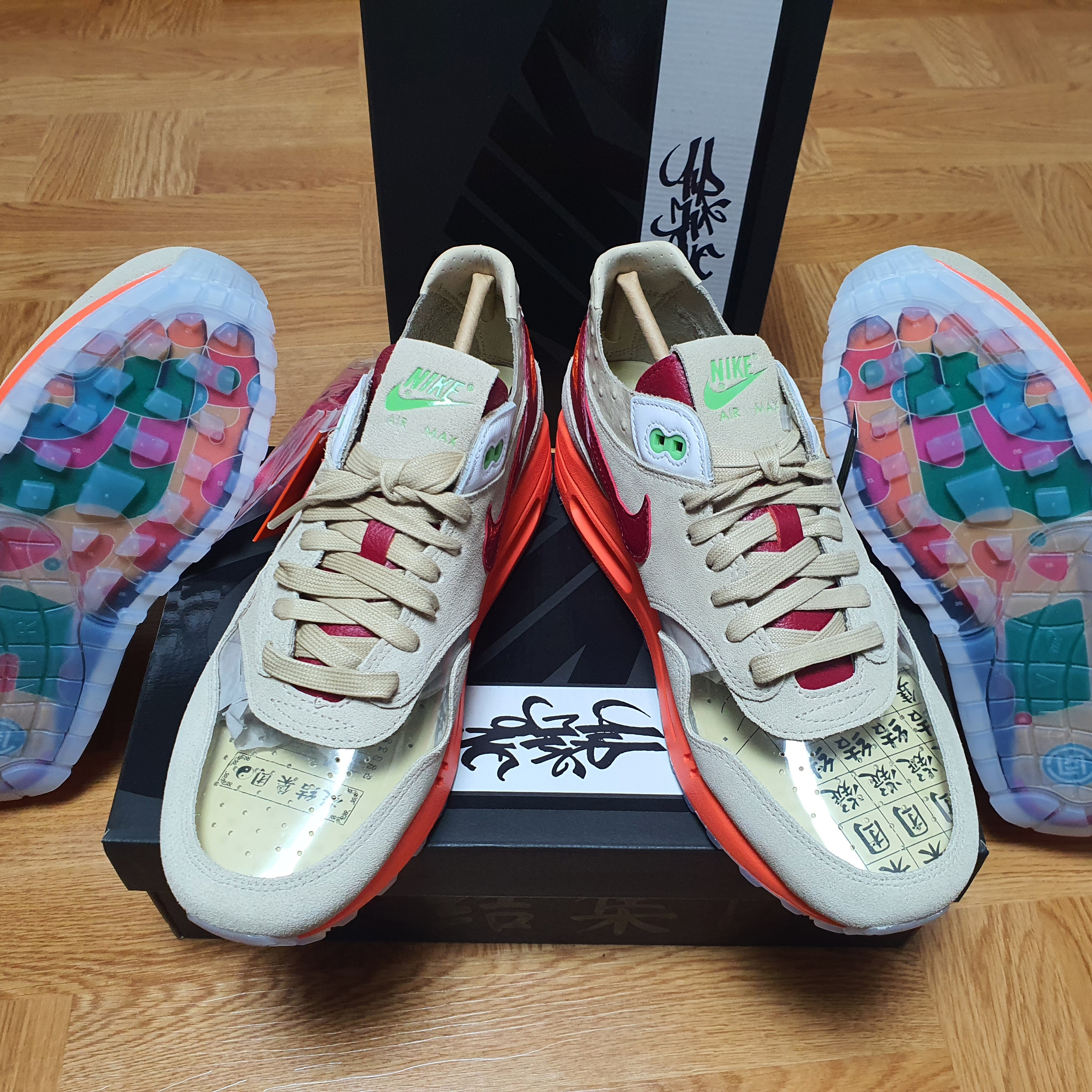 Nike x Clot Air Max 1 Net 착용 스타일 - 2