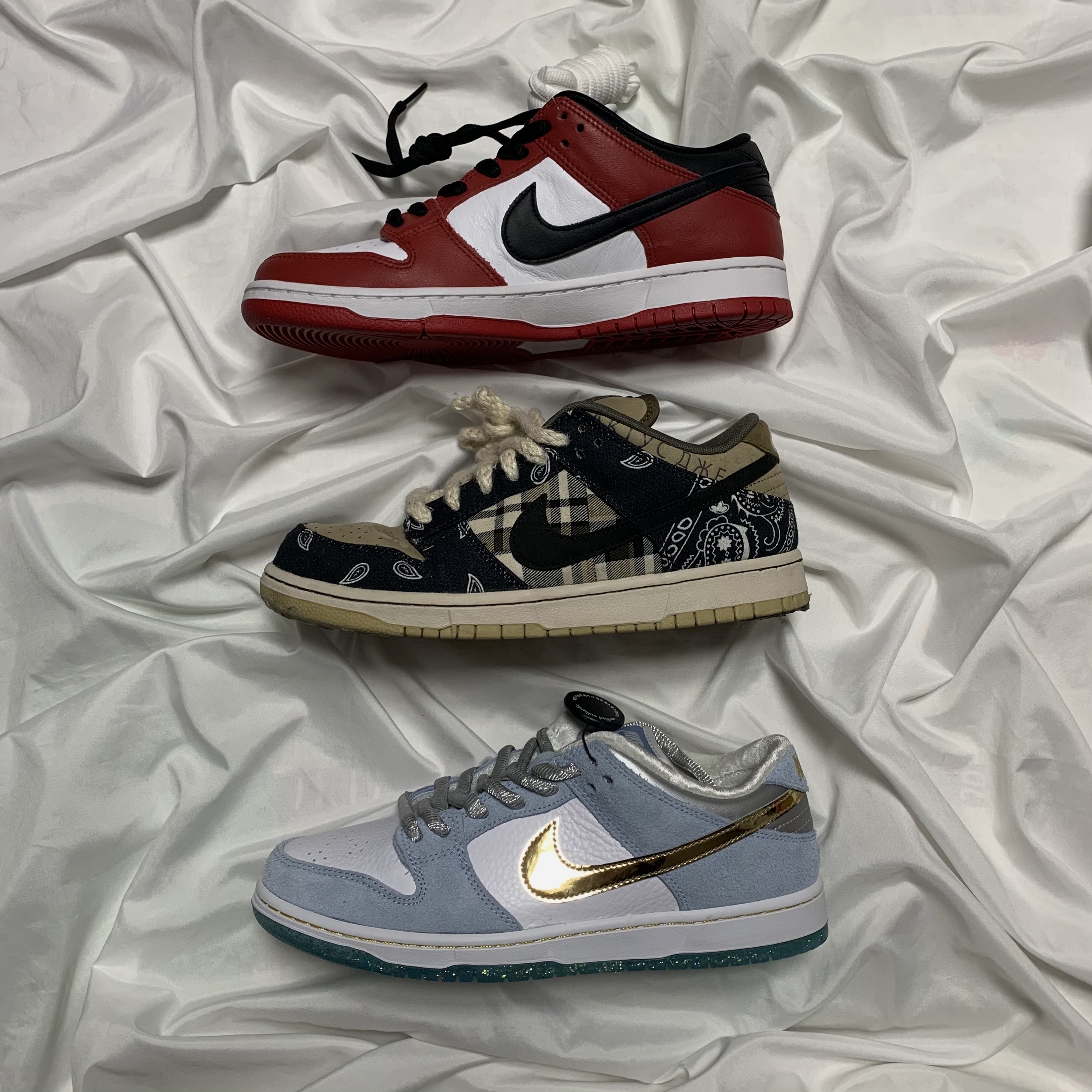 Nike SB Dunk Low Pro Chicago, Nike x Travis Scott SB Dunk Low 착용 스타일