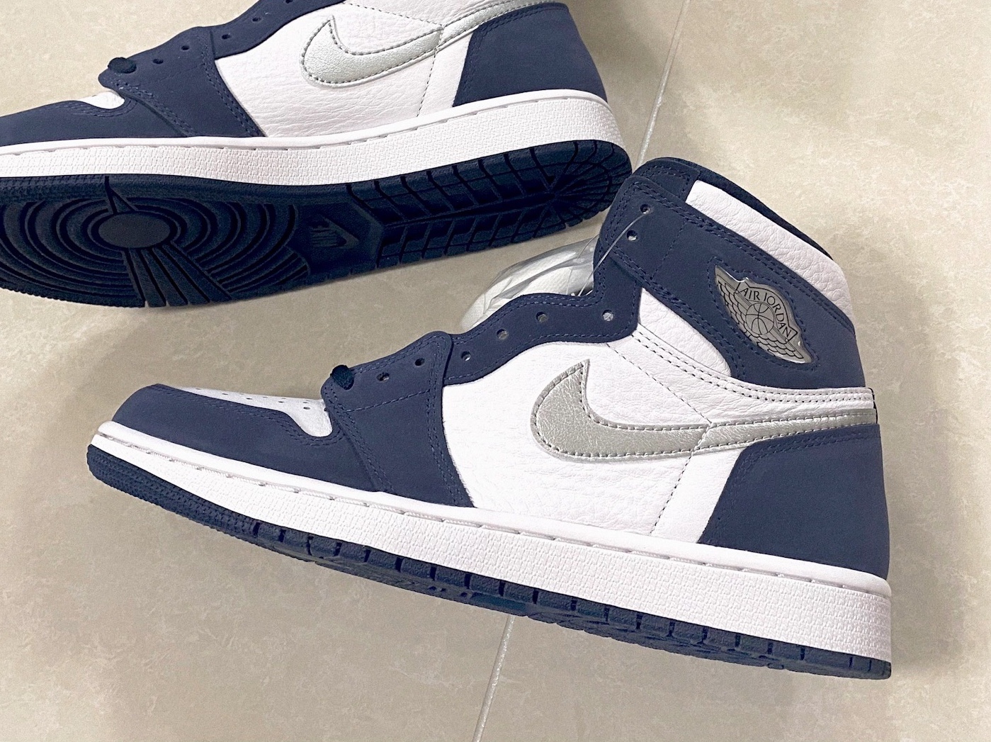 Jordan 1 Retro High OG CO.JP Midnight Navy 착용 스타일