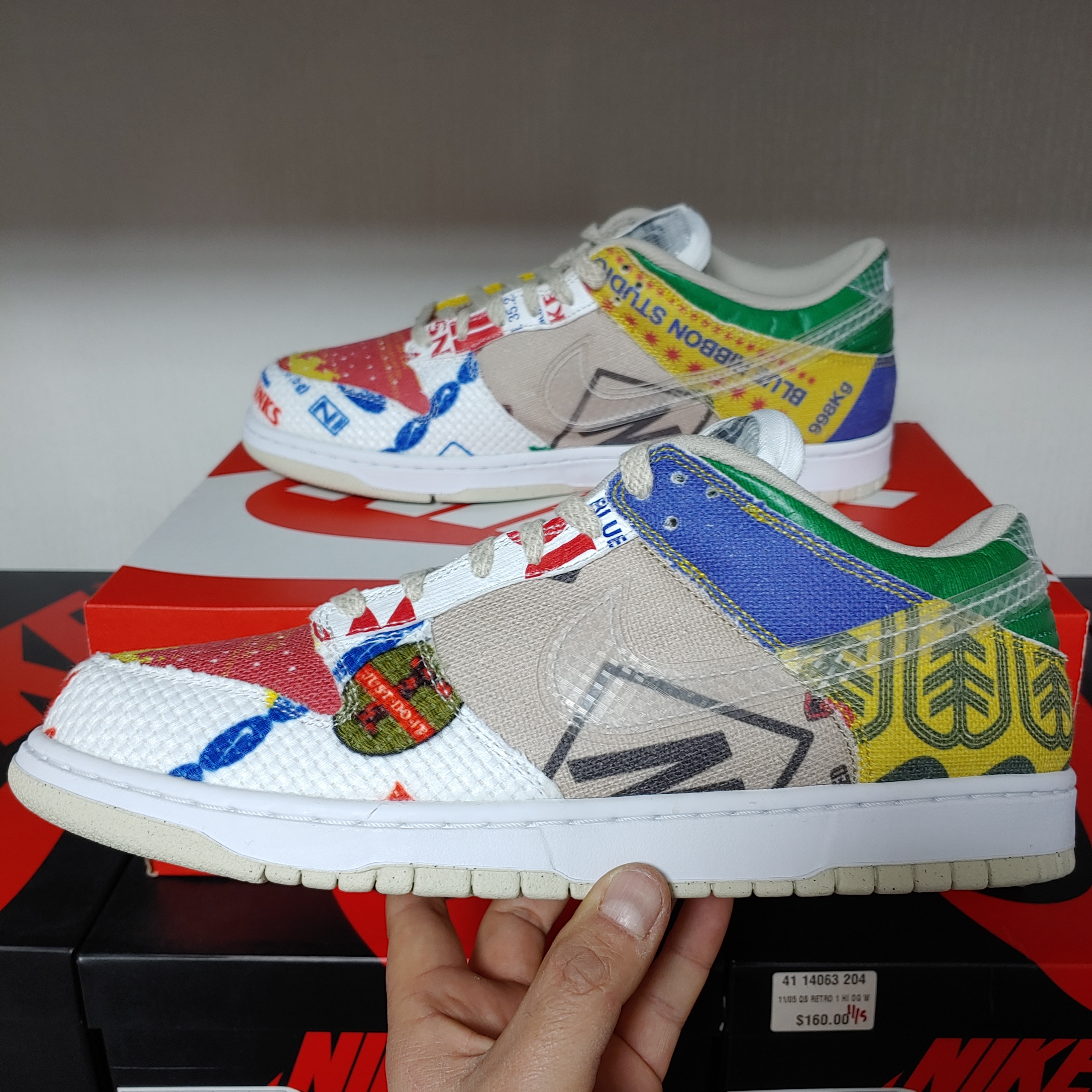 Nike Dunk Low SP City Market 착용 스타일