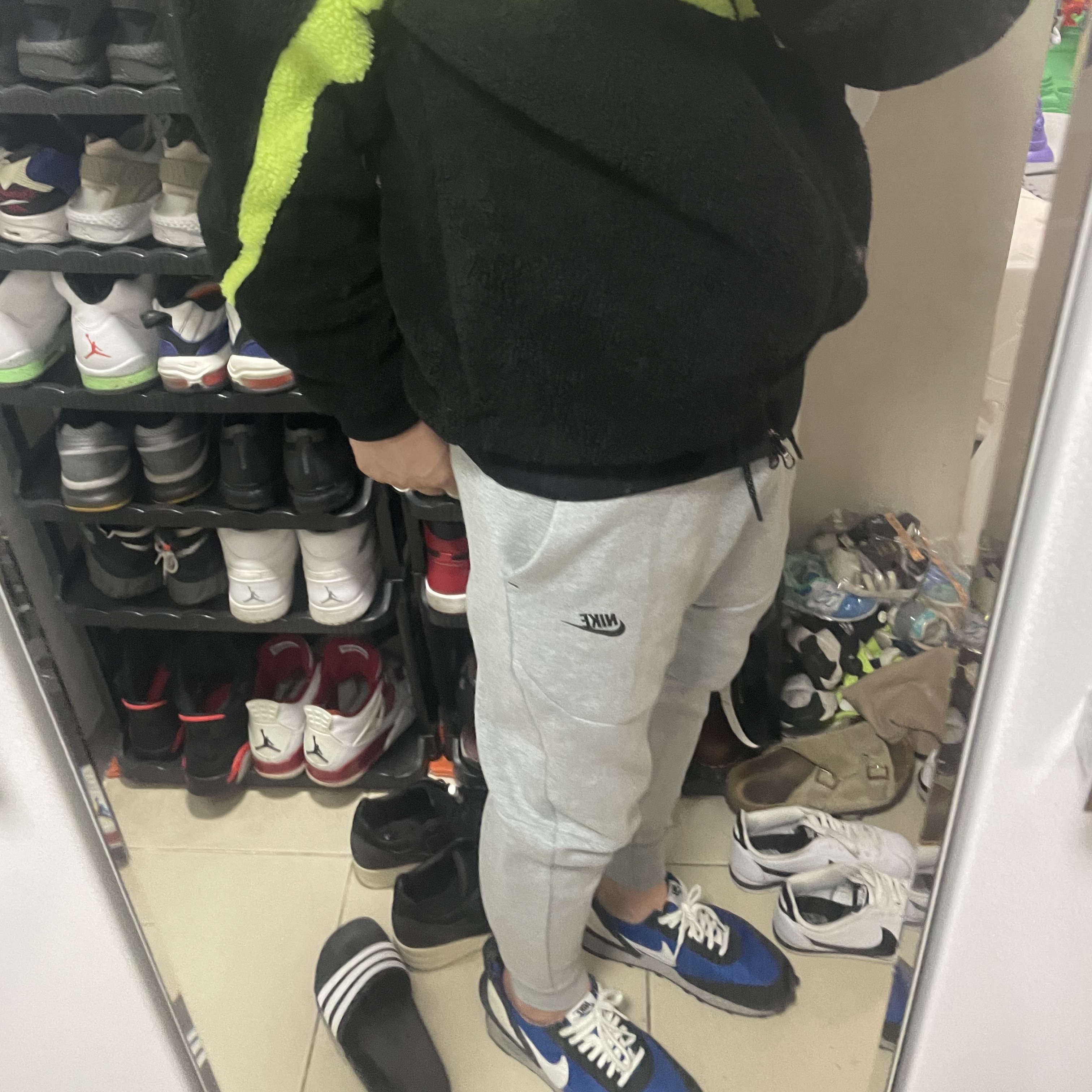 Nike x Undercover Daybreak Blue Jay, Jordan 4 Retro Alternate 89 착용 스타일