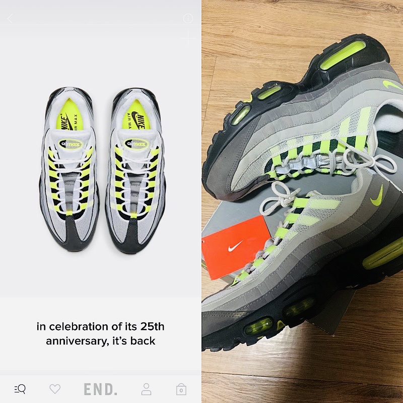 Nike Air Max 95 OG Neon 2015 착용 스타일