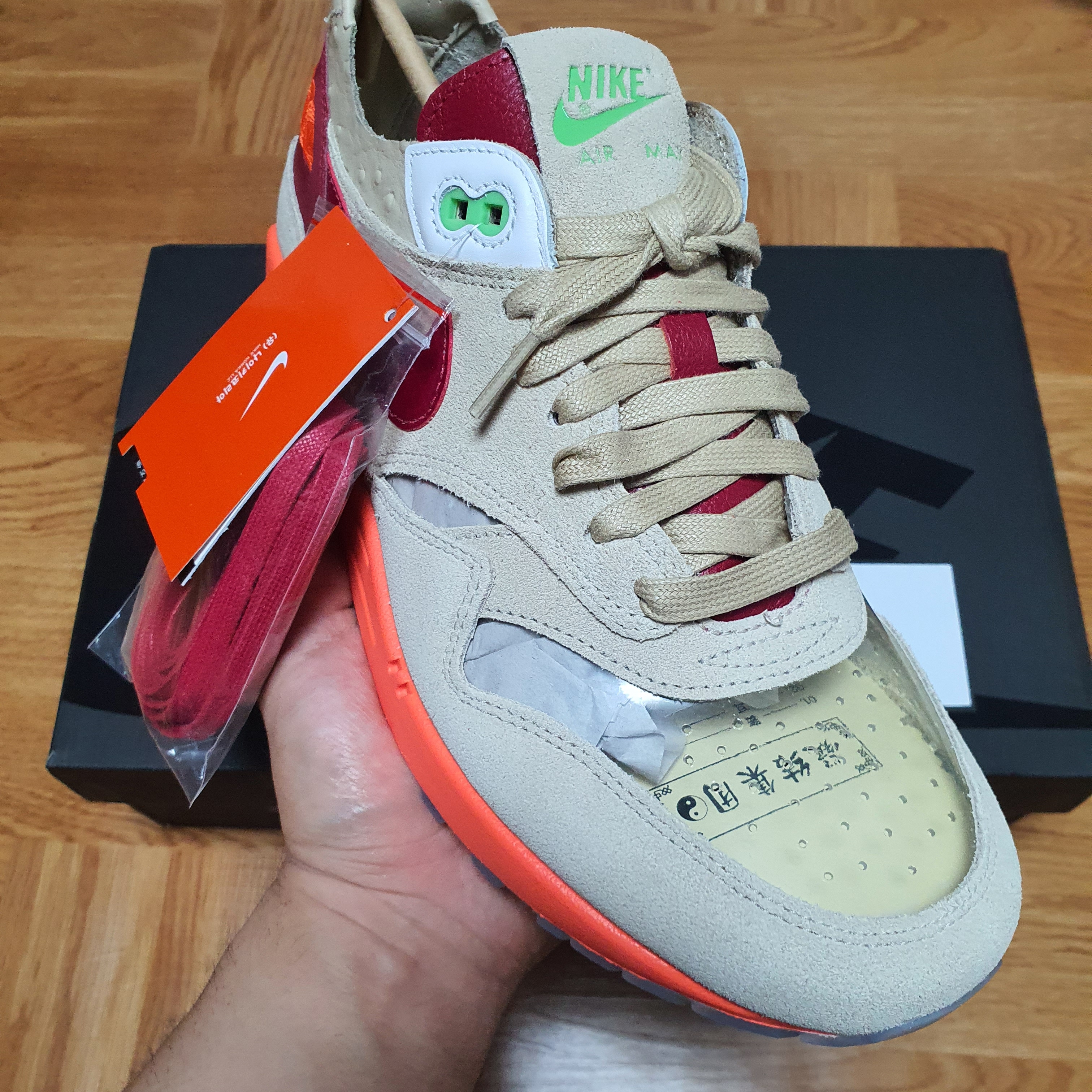 Nike x Clot Air Max 1 Net 착용 스타일 - 4