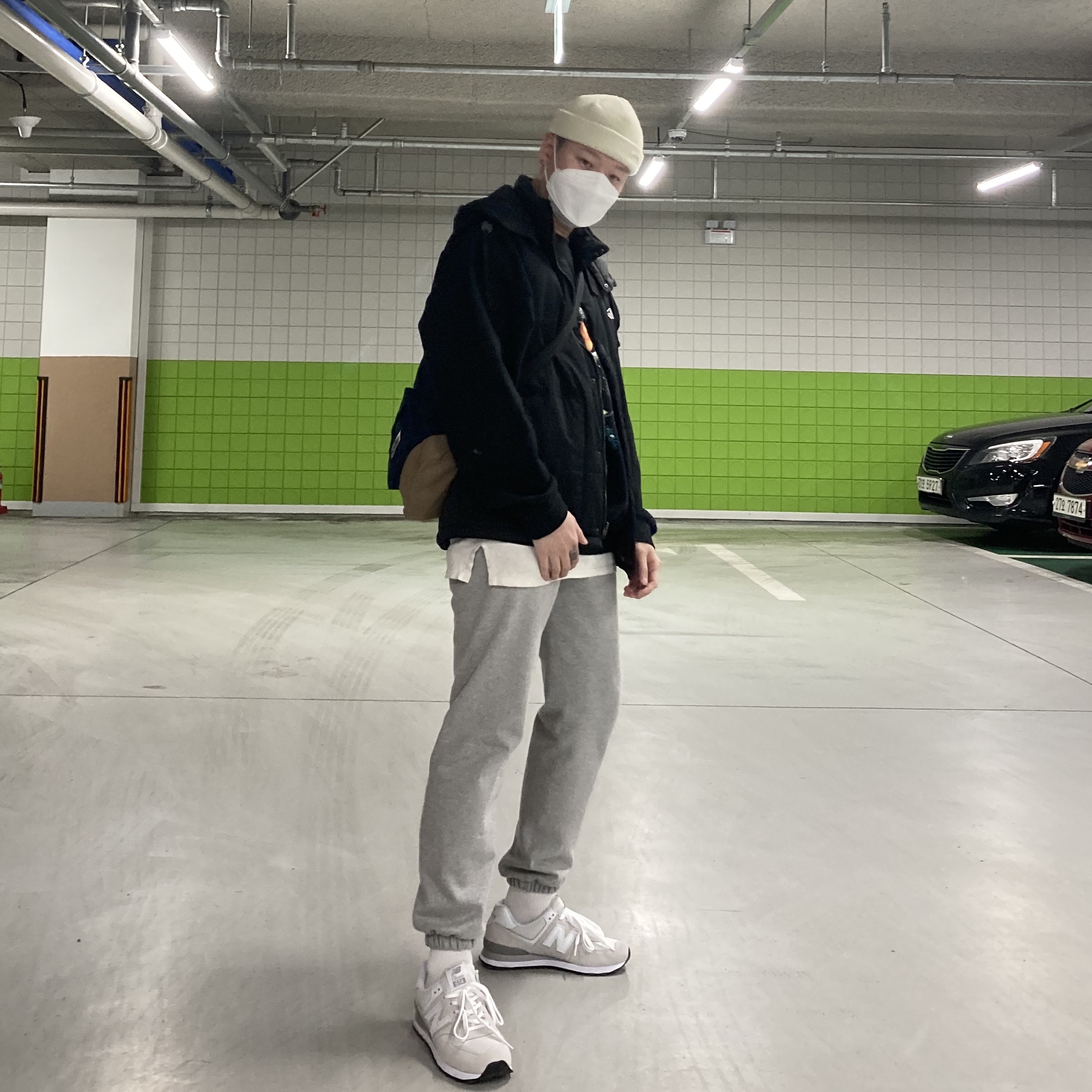 New Balance 574 Nimbus Cloud - D Standard 착용 스타일