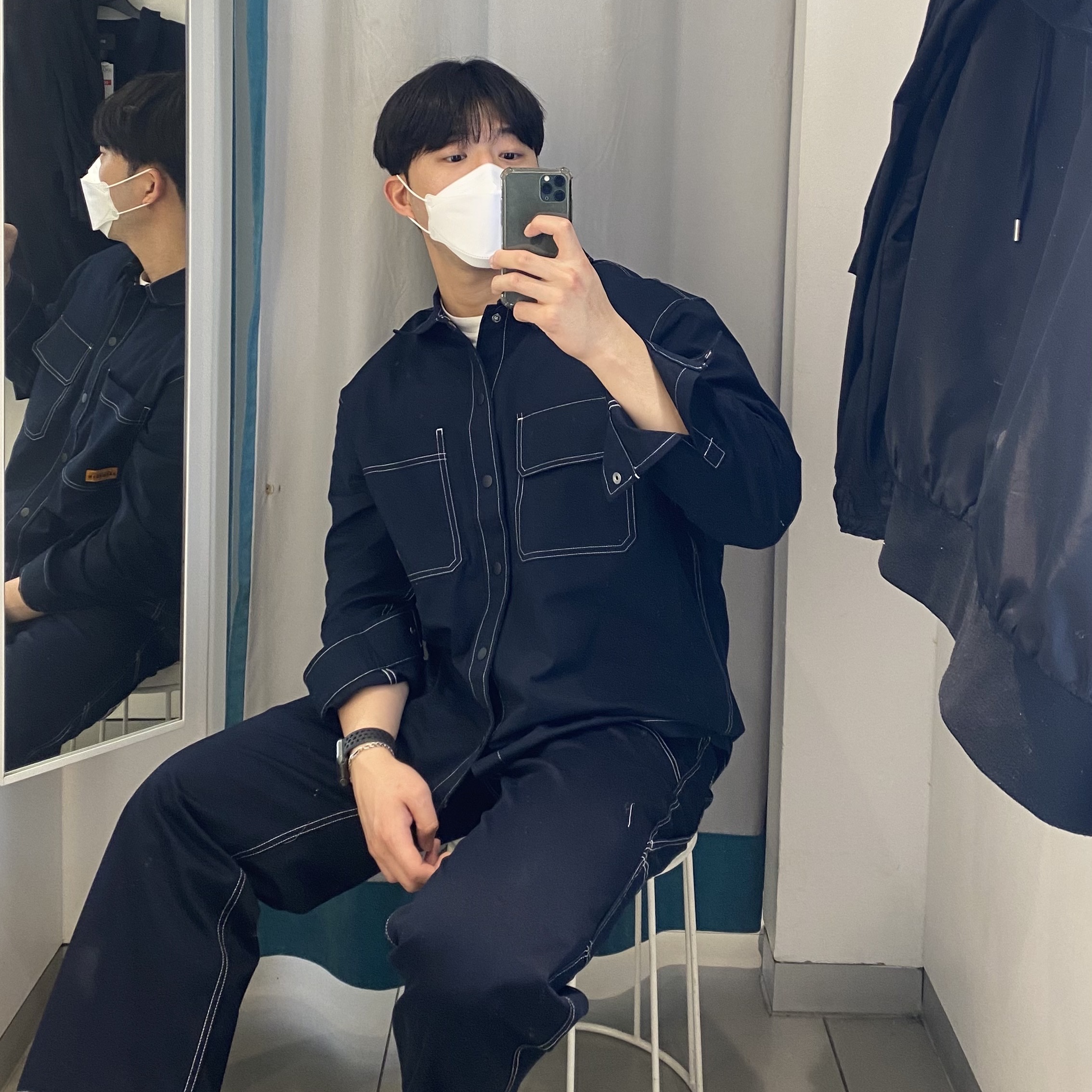 Maison Margiela Calfskin Replica Sneakers 착용 스타일