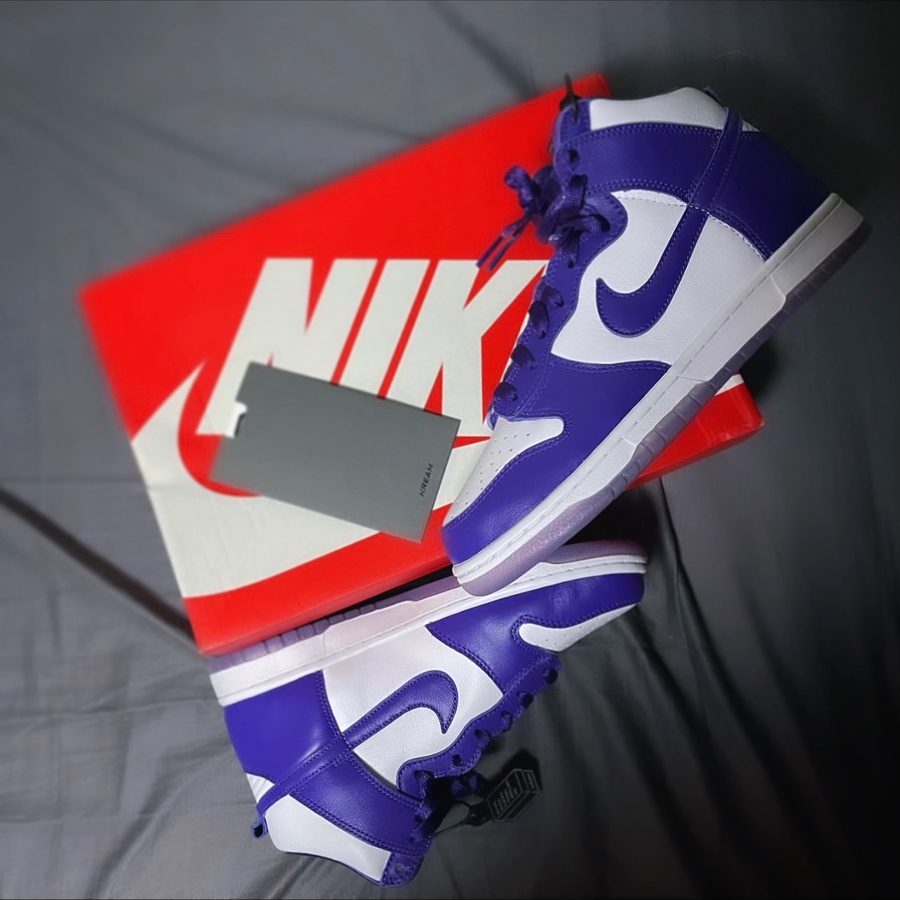 (W) Nike Dunk High SP Varsity Purple 착용 스타일