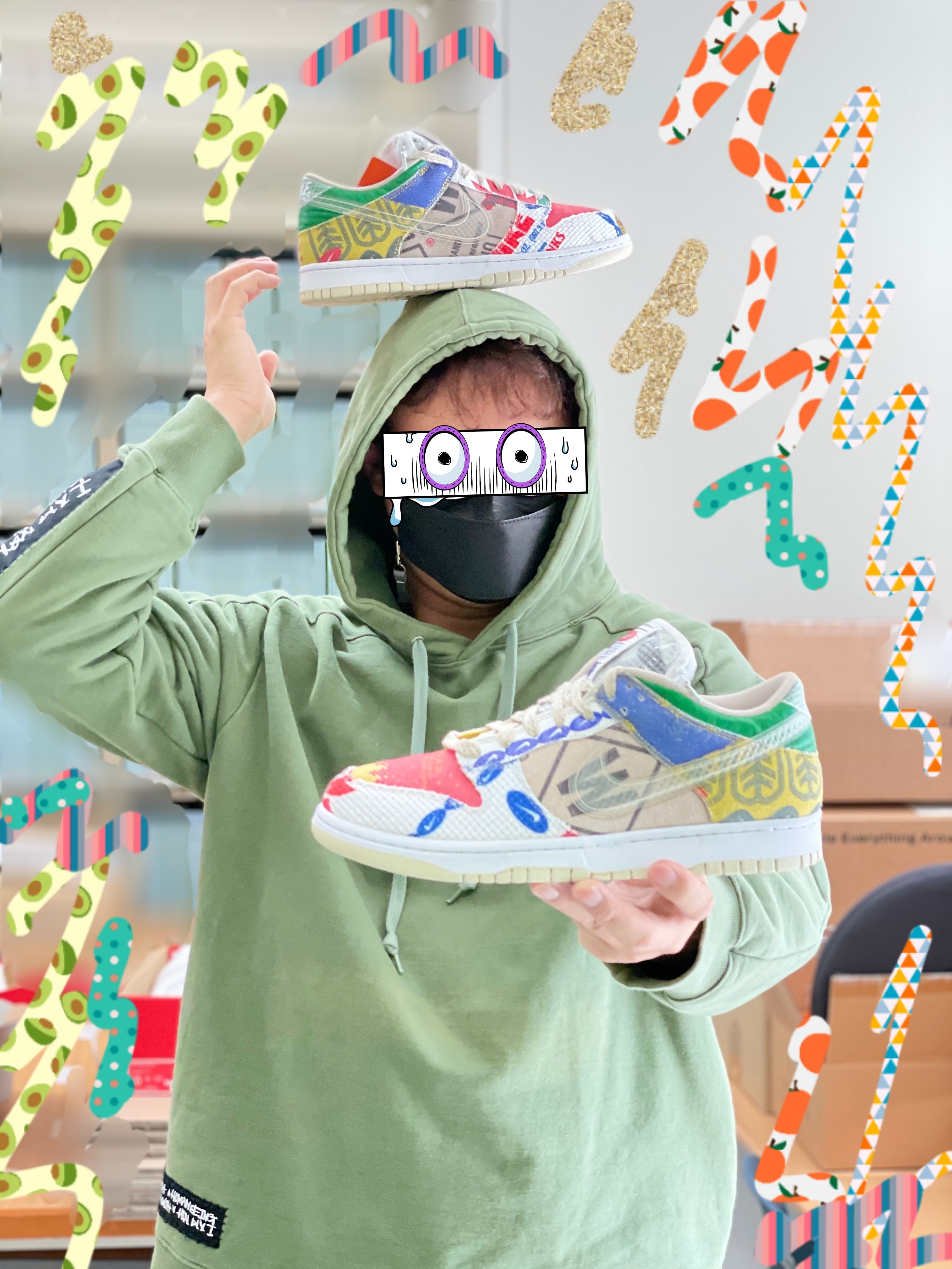 Nike Dunk Low SP City Market 착용 스타일