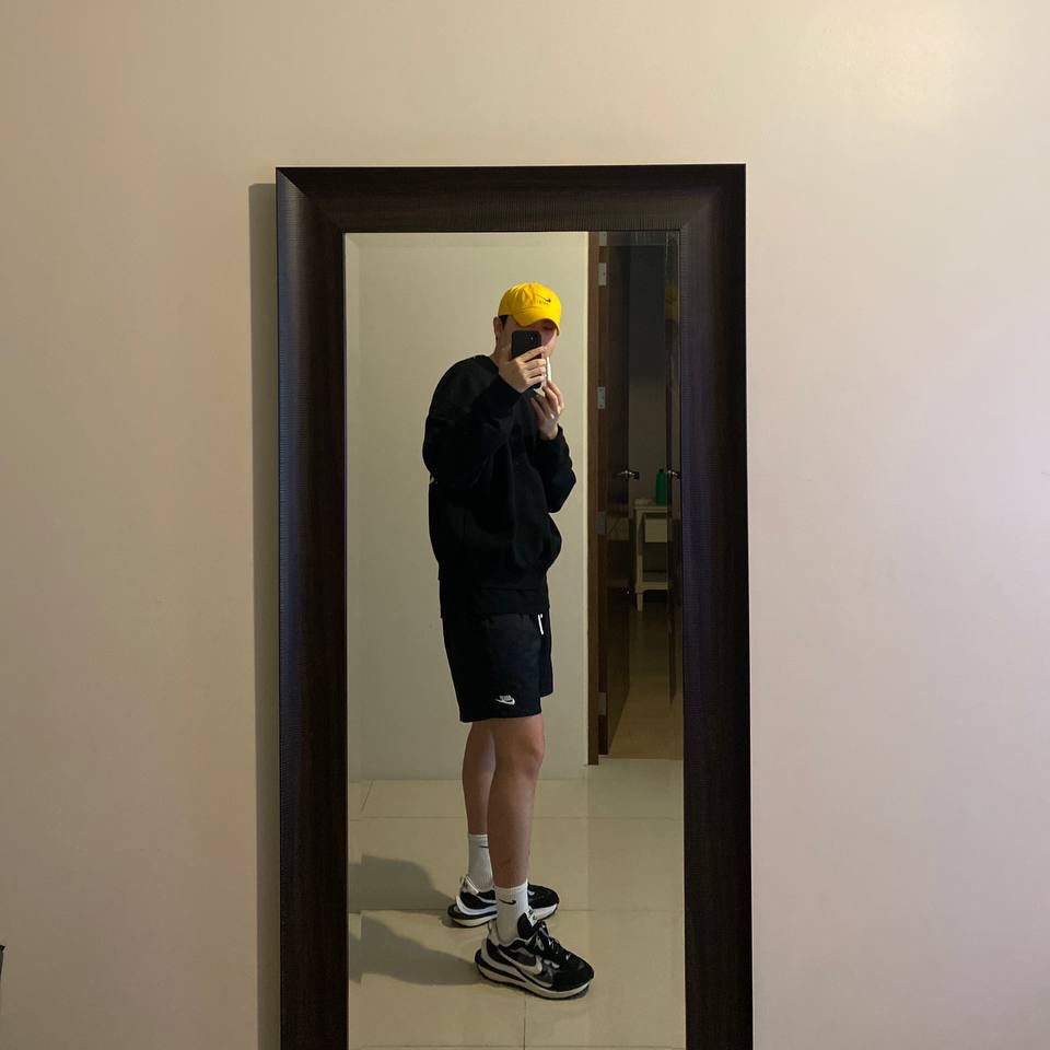 Nike x Sacai VaporWaffle Black White 착용 스타일