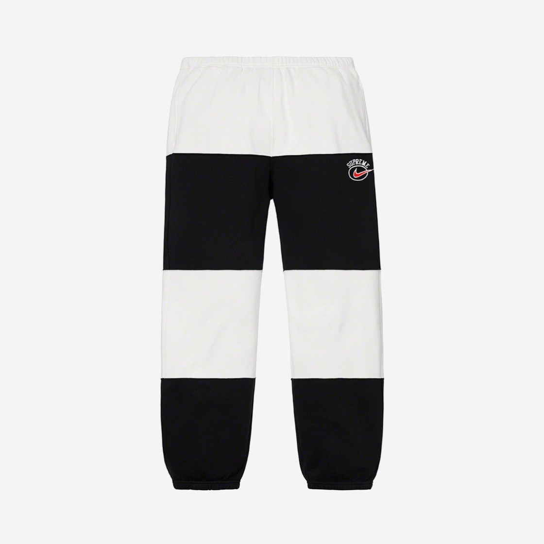 Supreme x Nike Stripe Sweatpants Black - 19SS 상세 이미지 1