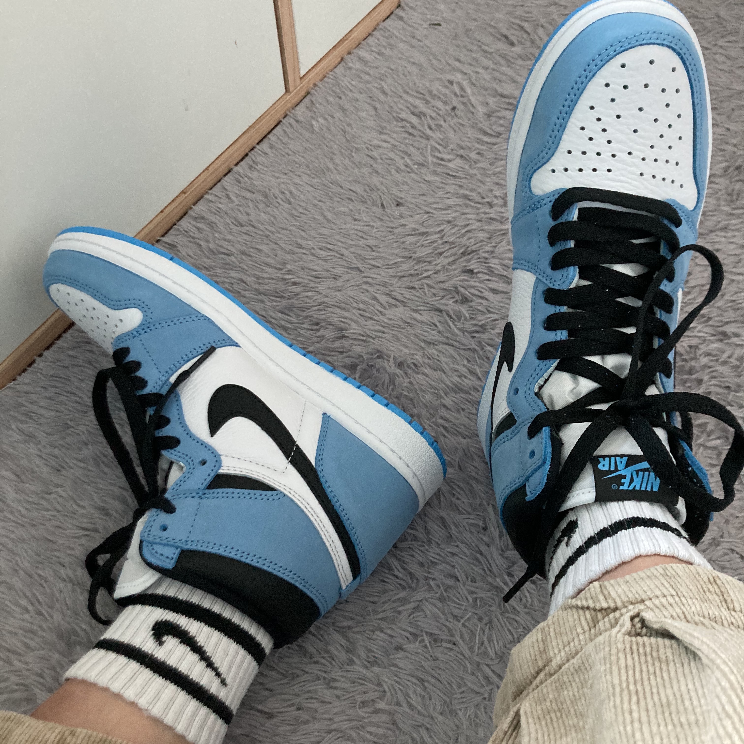 Jordan 1 Retro High OG University Blue, (W) Nike Dunk Low Coast 착용 스타일 - 3