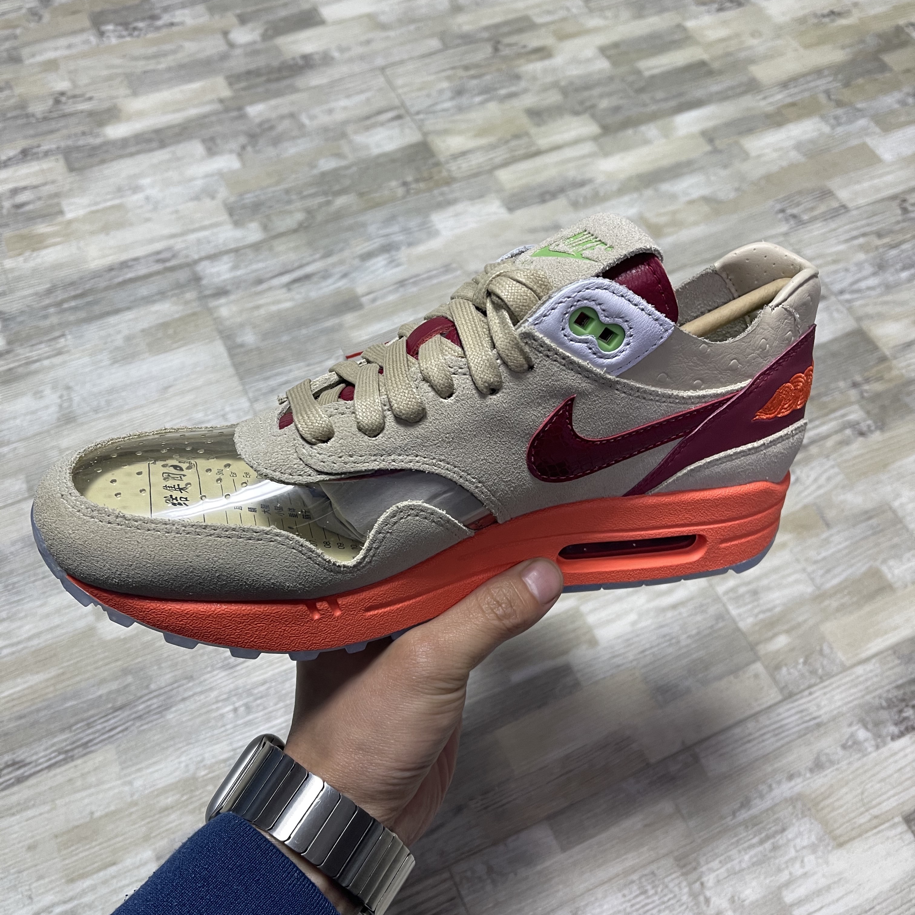 Nike x Clot Air Max 1 Net 착용 스타일 - 2