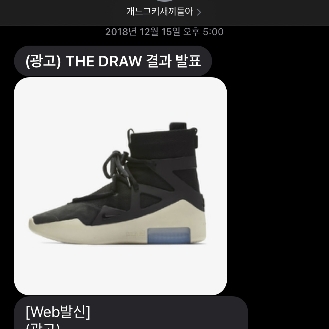 NIke x Fear of God Air Fear of God 1 Black 착용 스타일