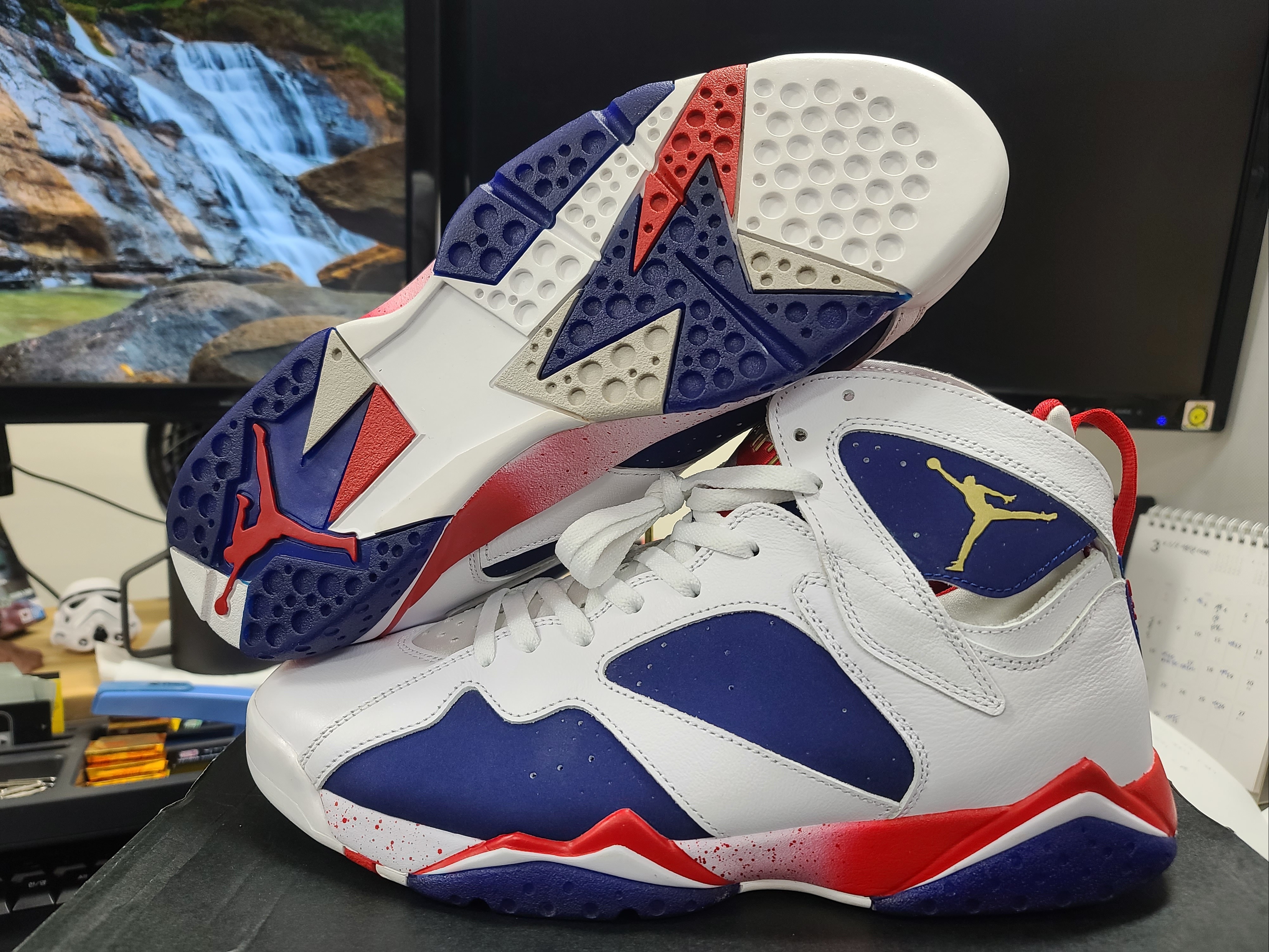 Jordan 7 Retro Tinker Alternate 착용 스타일 - 1