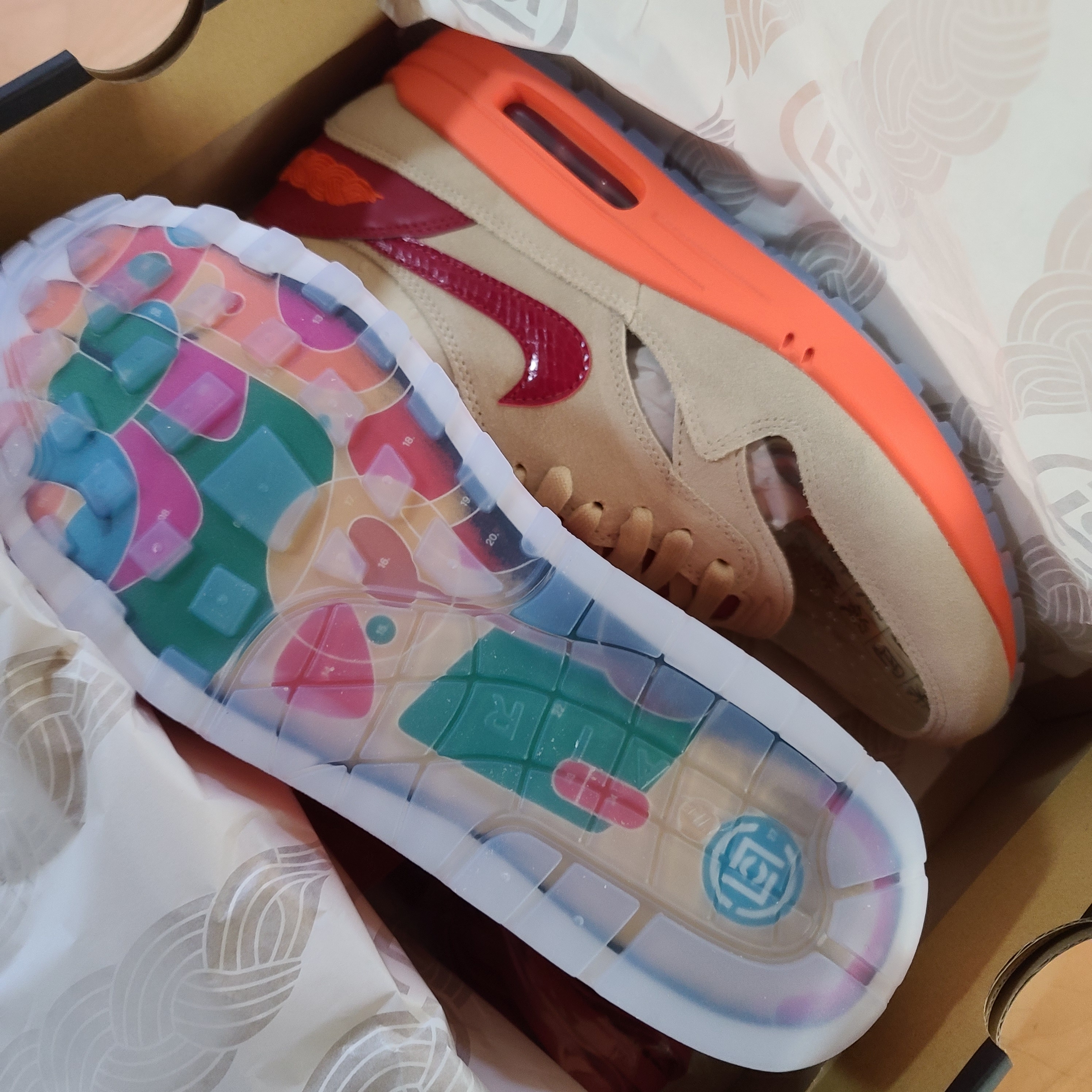 Nike x Clot Air Max 1 Net 착용 스타일 - 3