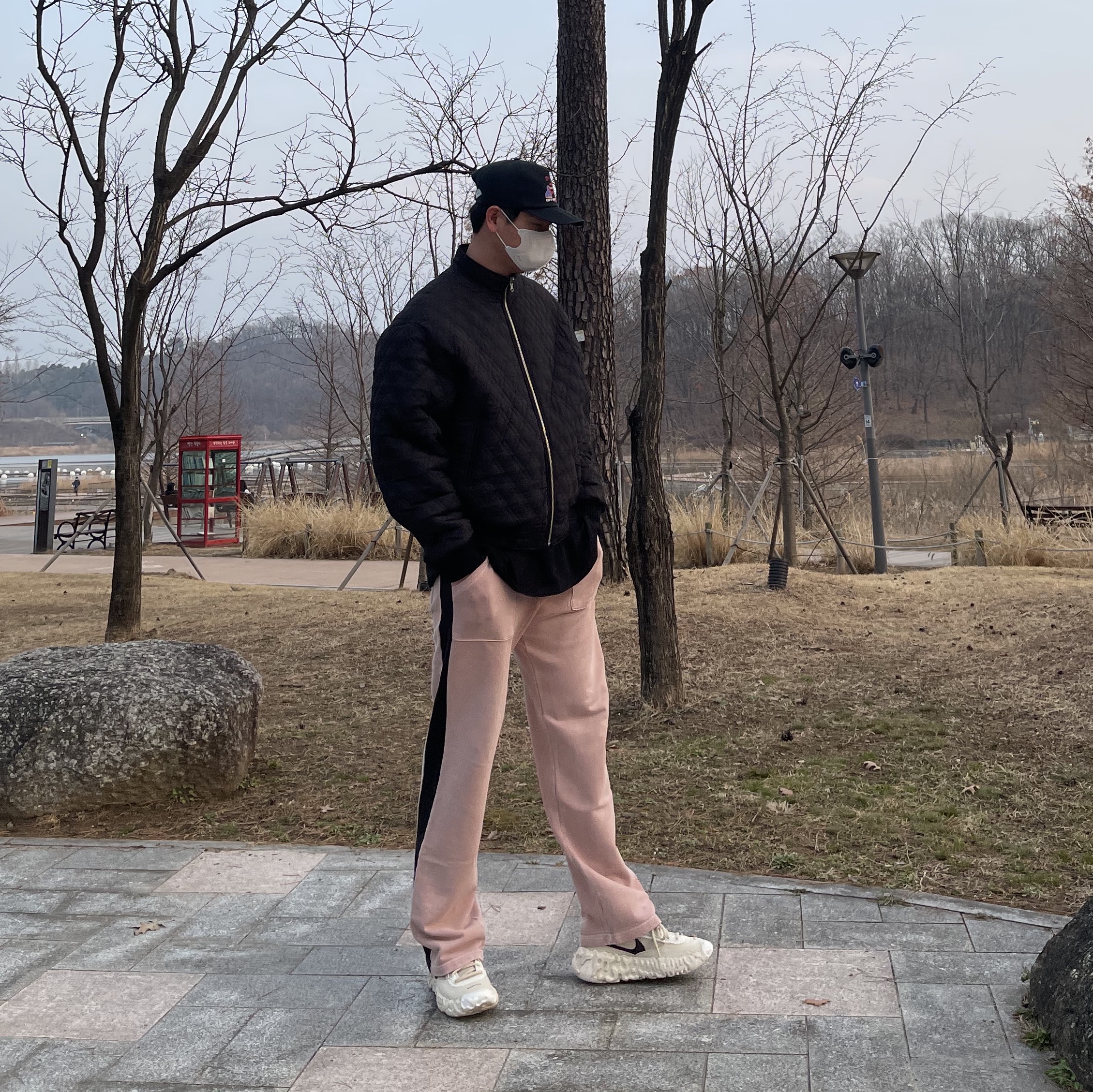 Nike x Undercover Overbreak SP Overcast 착용 스타일 - 1