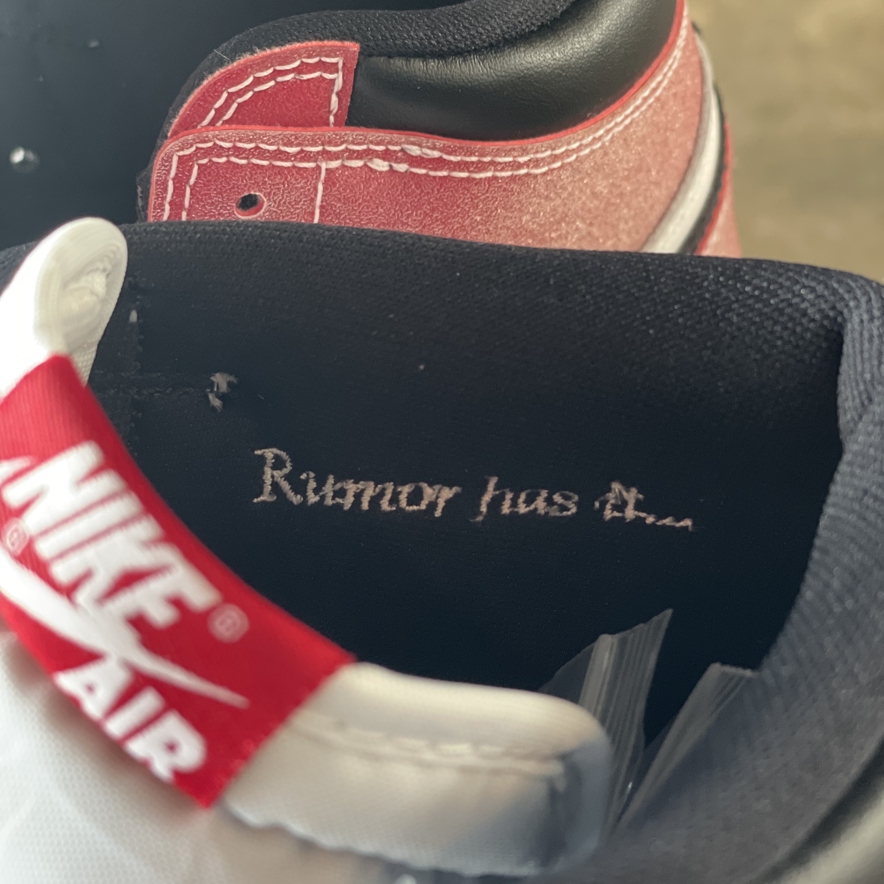 Jordan 1 x Trophy Room Retro High OG SP Chicago 착용 스타일 - 5