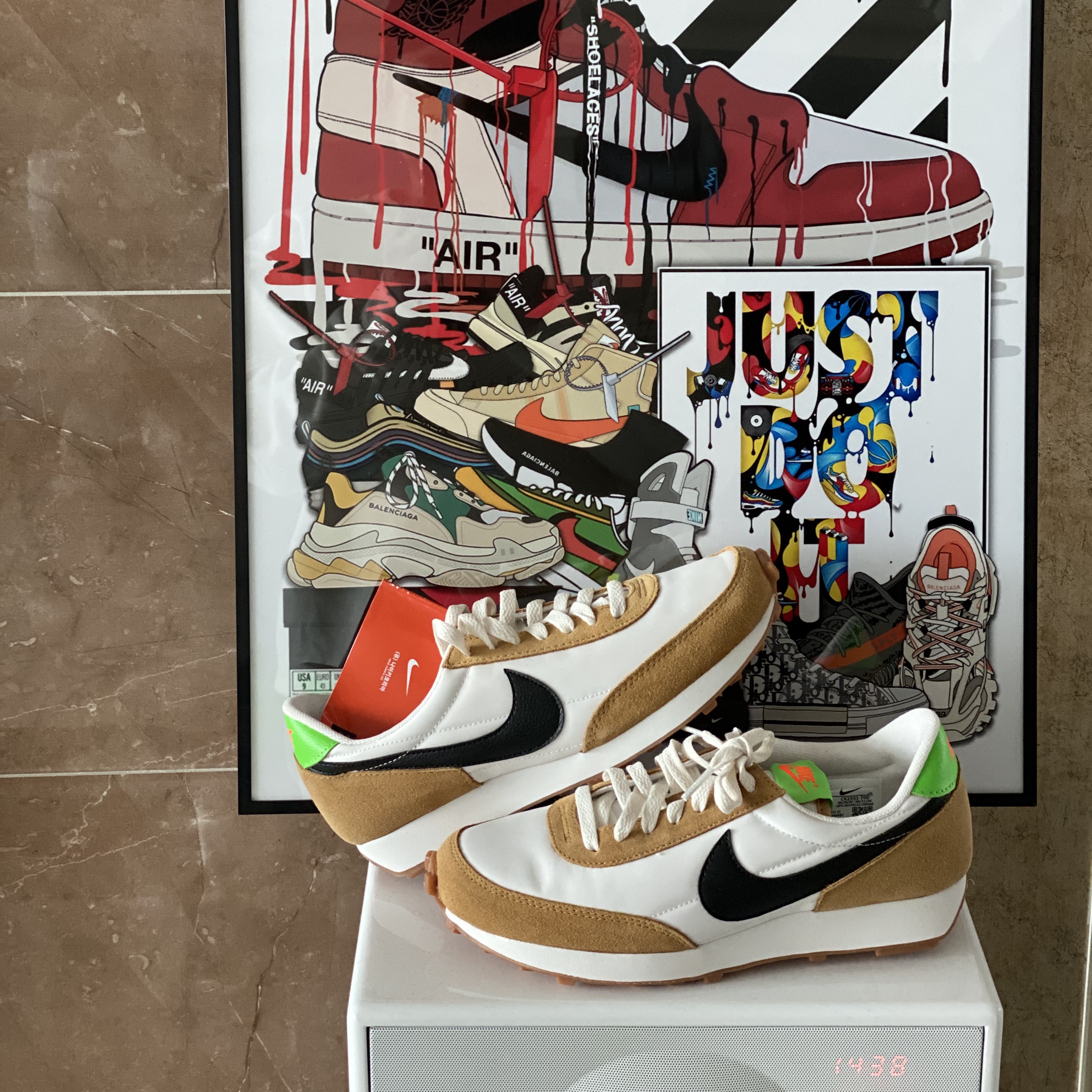 (W) Nike Daybreak Wheat 착용 스타일 - 2