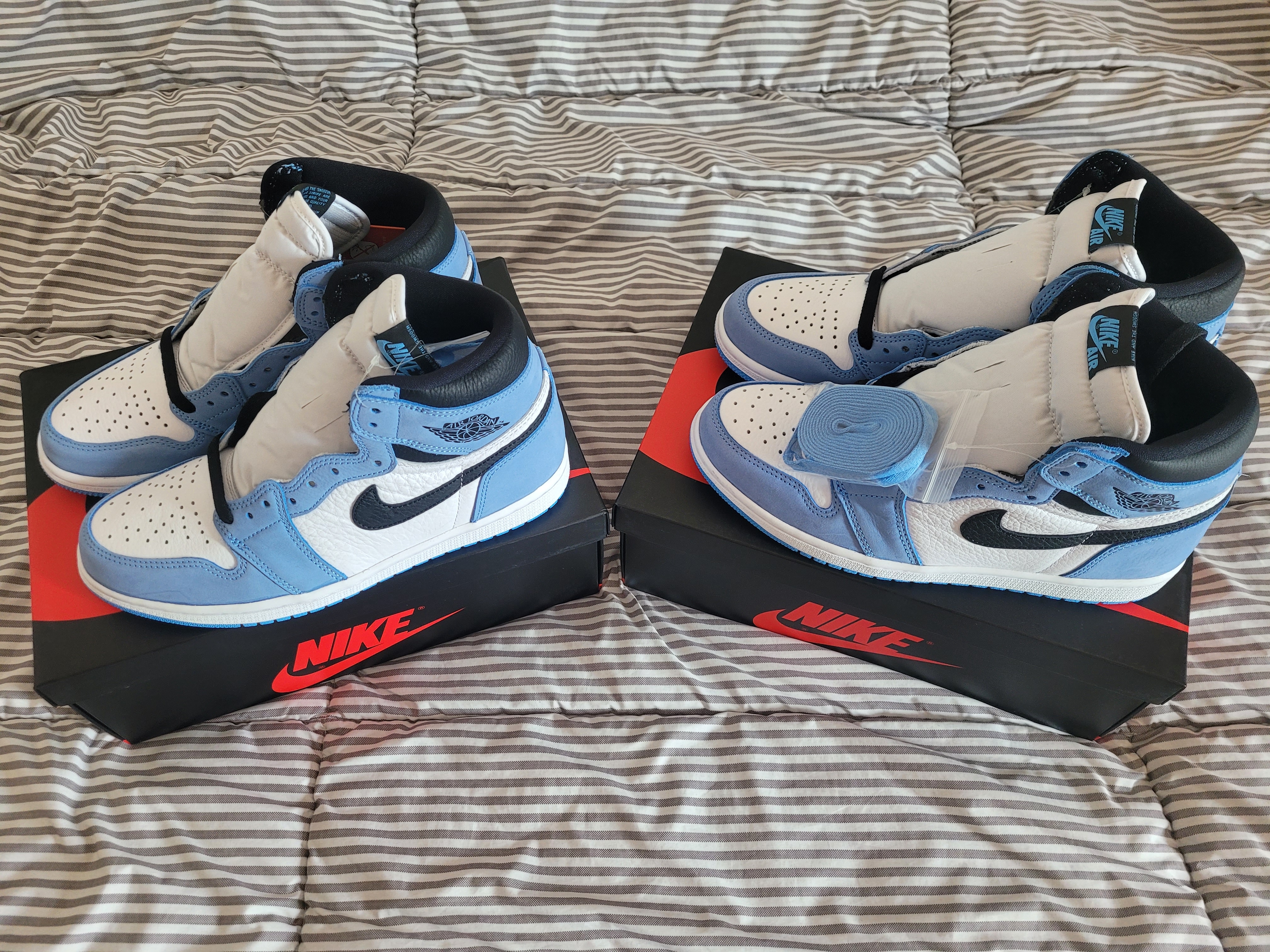 Jordan 1 Retro High OG University Blue 착용 스타일