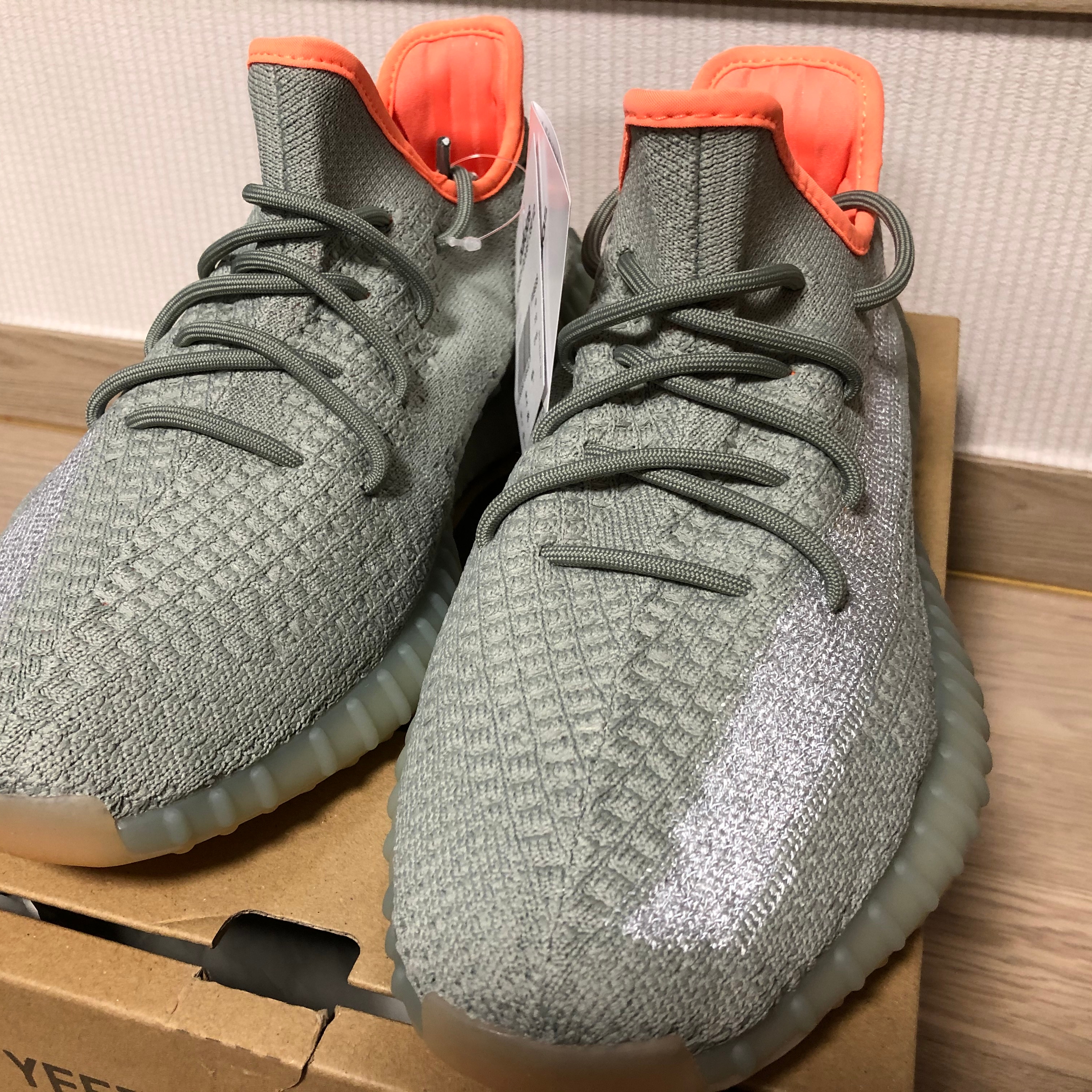 Adidas Yeezy Boost 350 V2 Desert Sage 착용 스타일