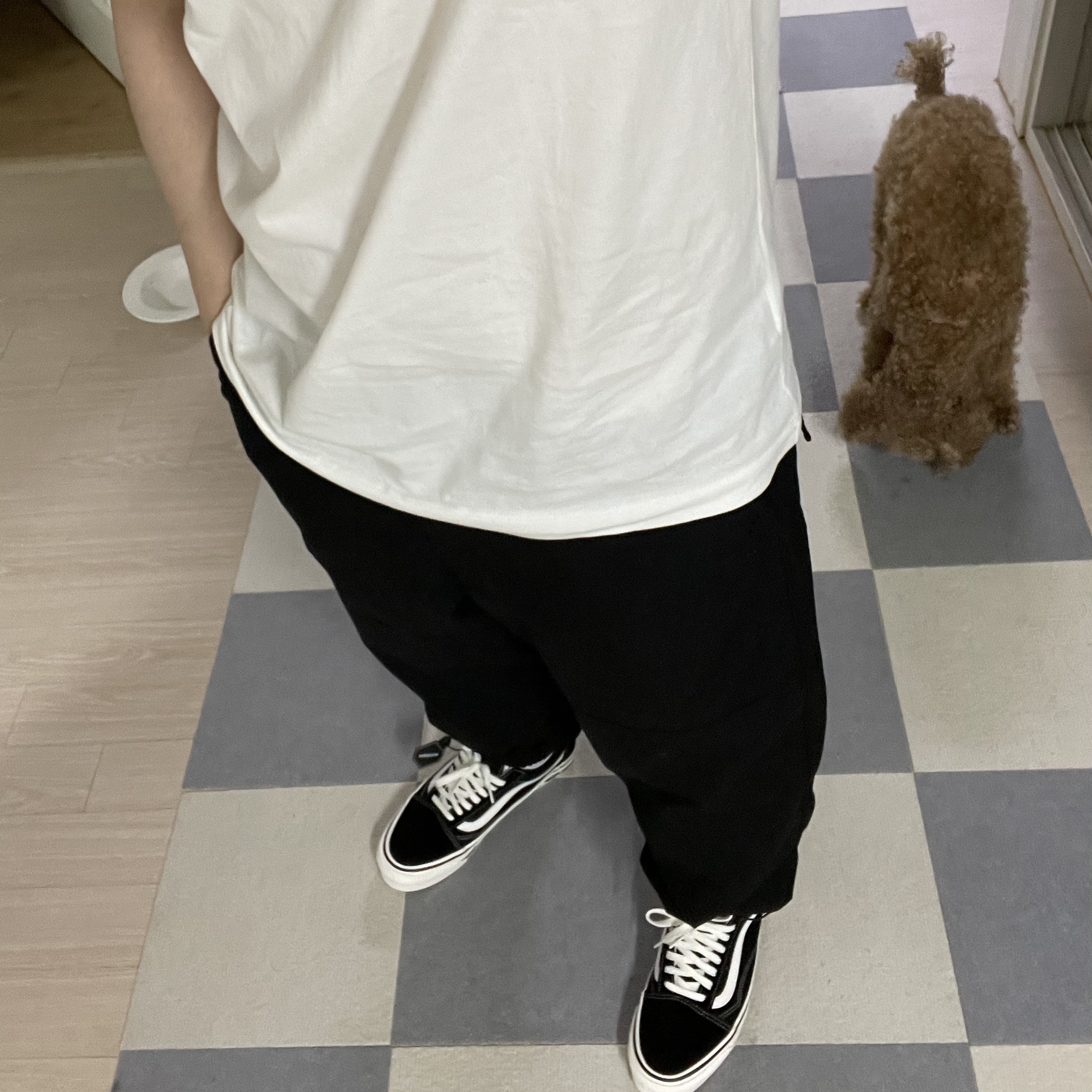 Vans Vault x CDG OG Old Skool LX Side Wall 착용 스타일 - 1