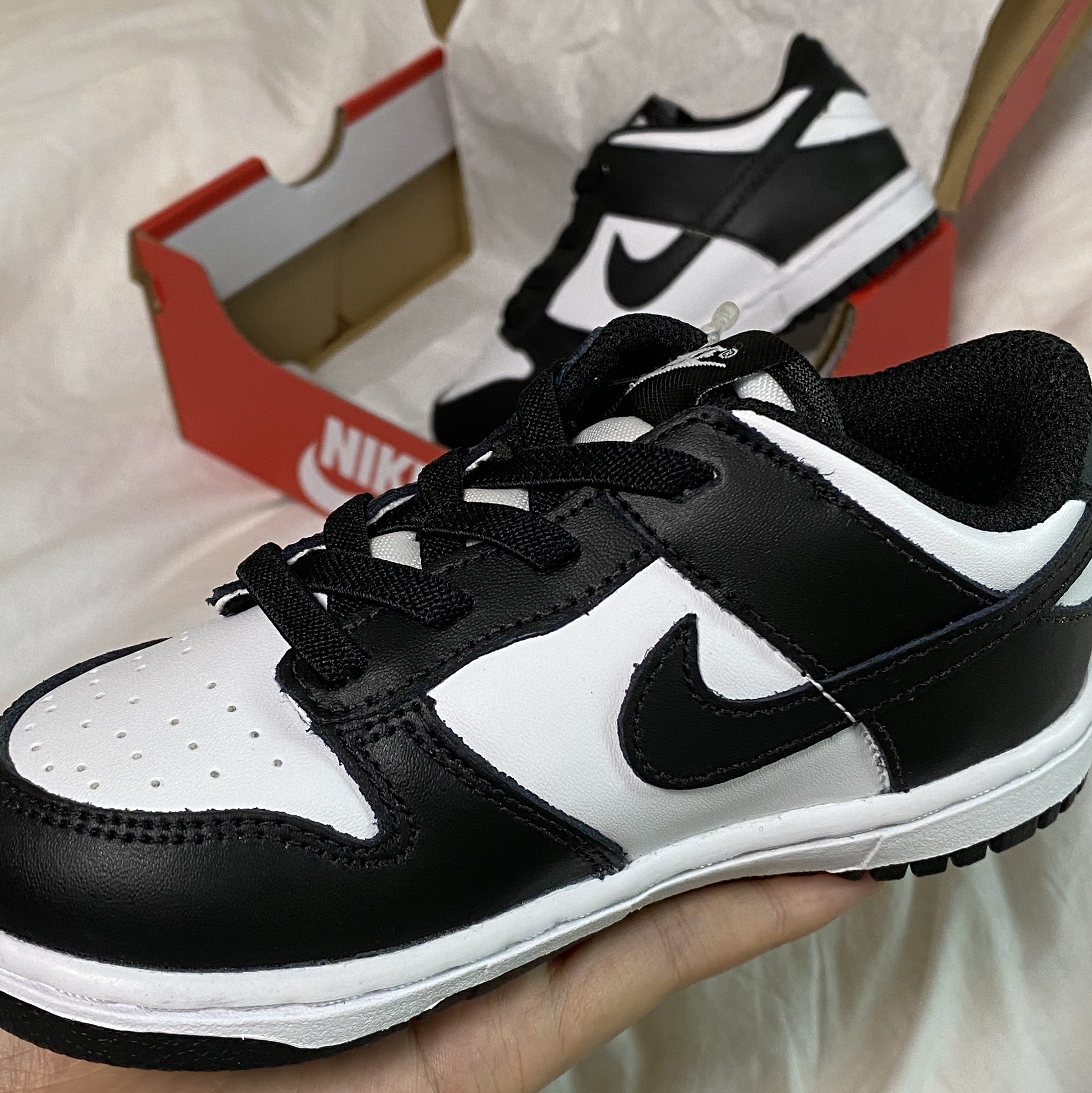 (TD) Nike Dunk Low Black 착용 스타일 - 1