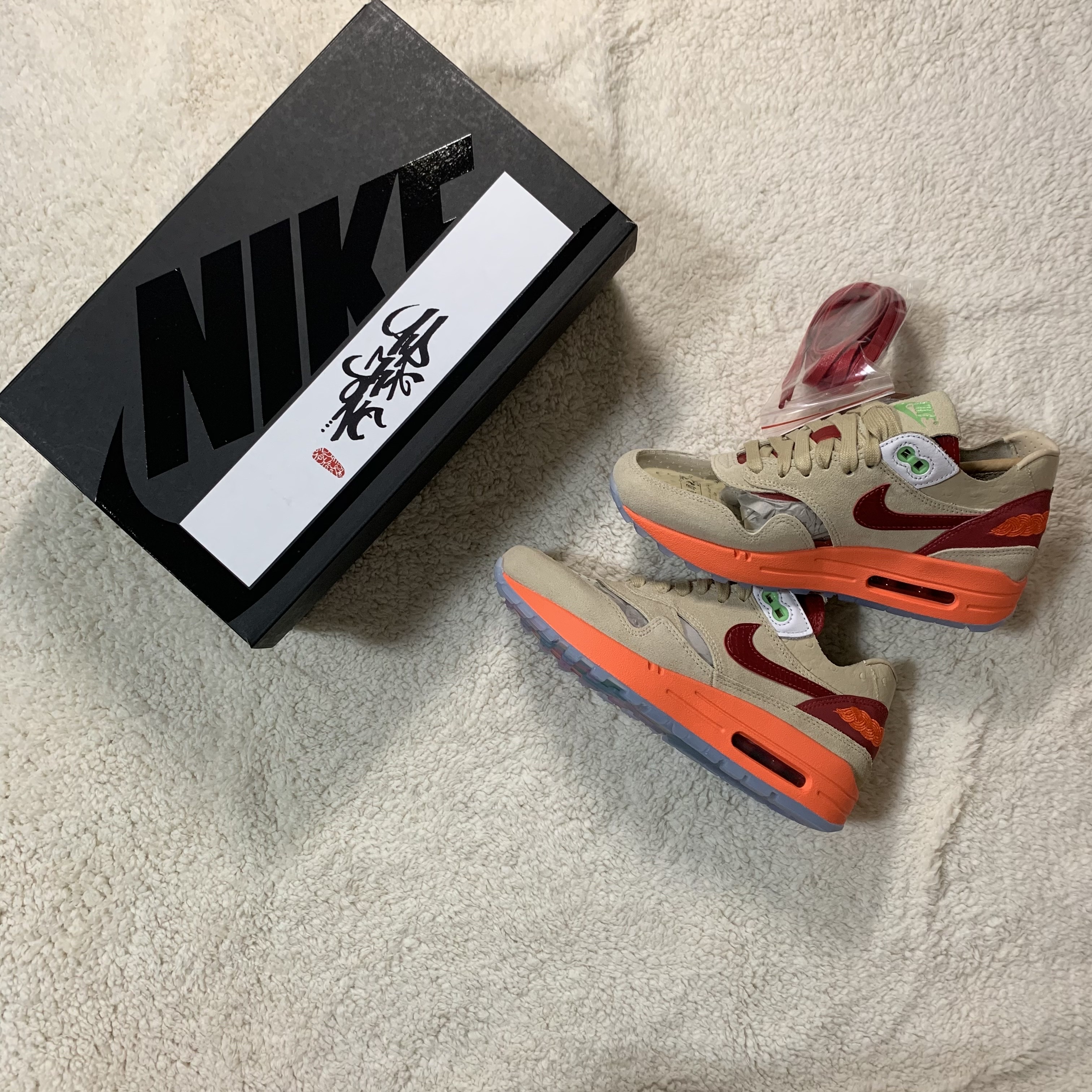 Nike x Clot Air Max 1 Net 착용 스타일 - 1