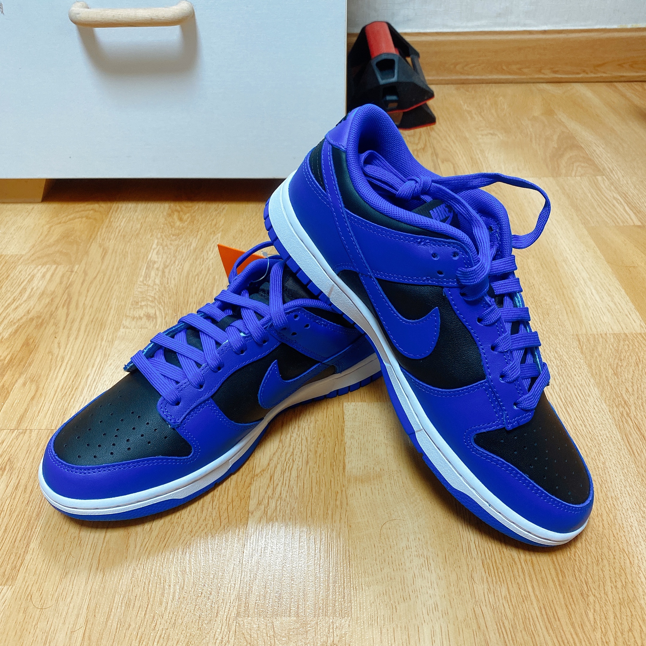 Nike Dunk Low Retro Hyper Cobalt 착용 스타일