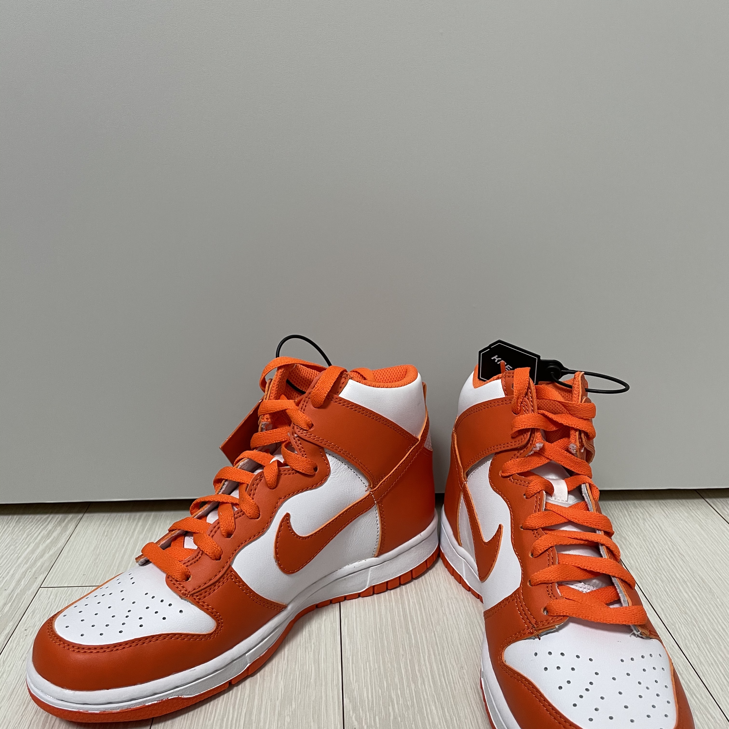 (GS) Nike Dunk High Orange Blaze, Nike Dunk High Retro Orange Blaze 착용 스타일 - 4