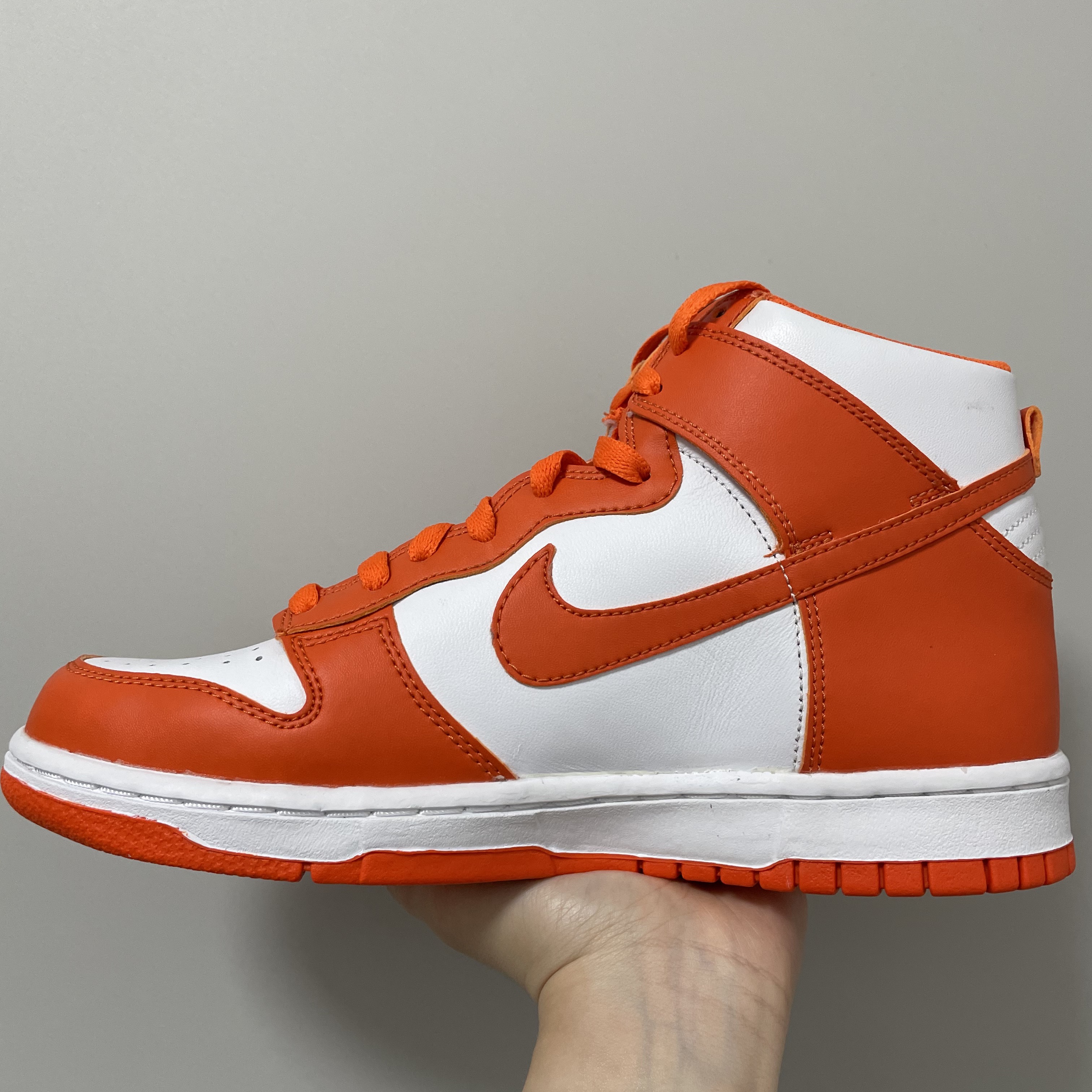 (GS) Nike Dunk High Orange Blaze, Nike Dunk High Retro Orange Blaze 착용 스타일 - 3