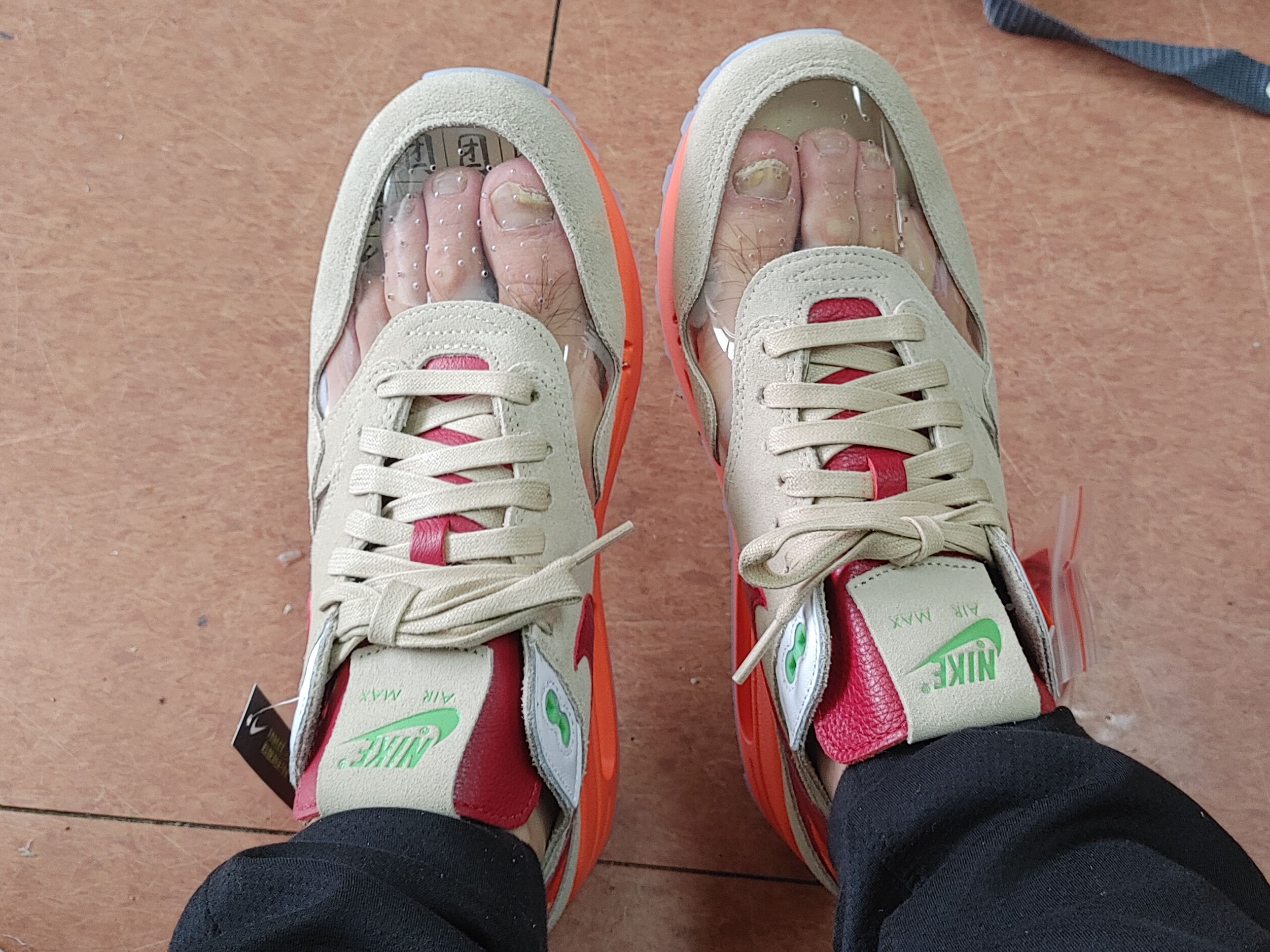 Nike x Clot Air Max 1 Net 착용 스타일 - 5