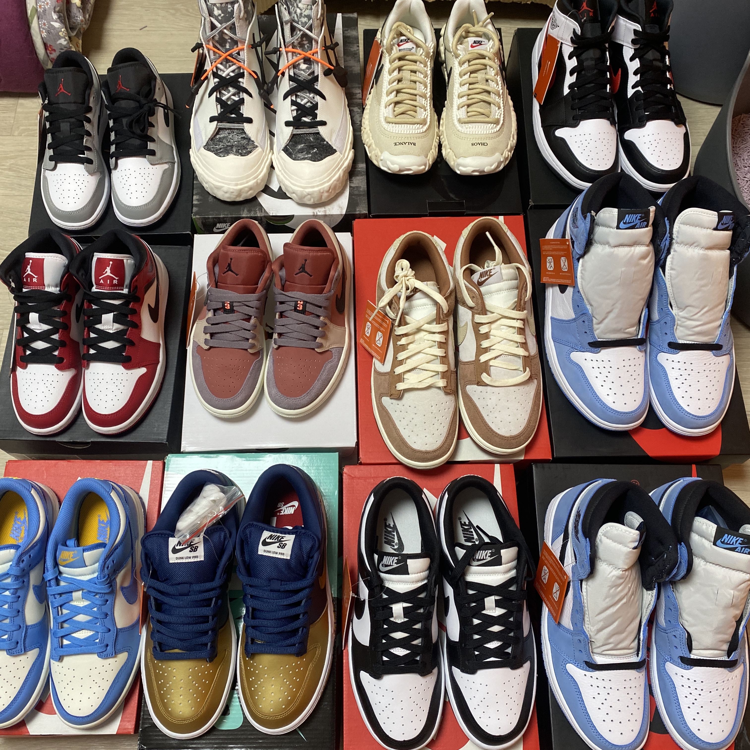 Jordan 1 Retro High OG University Blue 착용 스타일