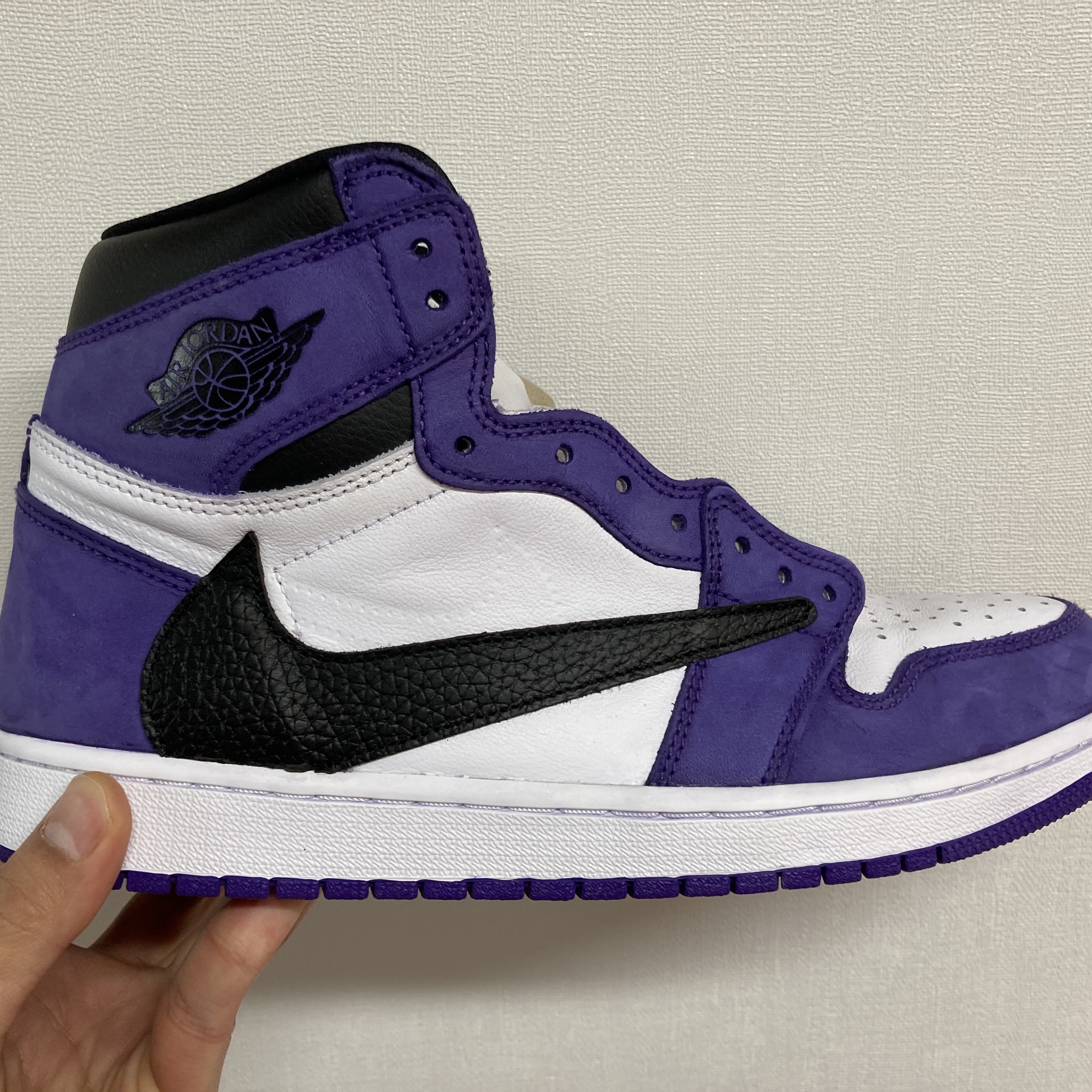 Jordan 1 Retro High OG Court Purple 2020 착용 스타일 - 2