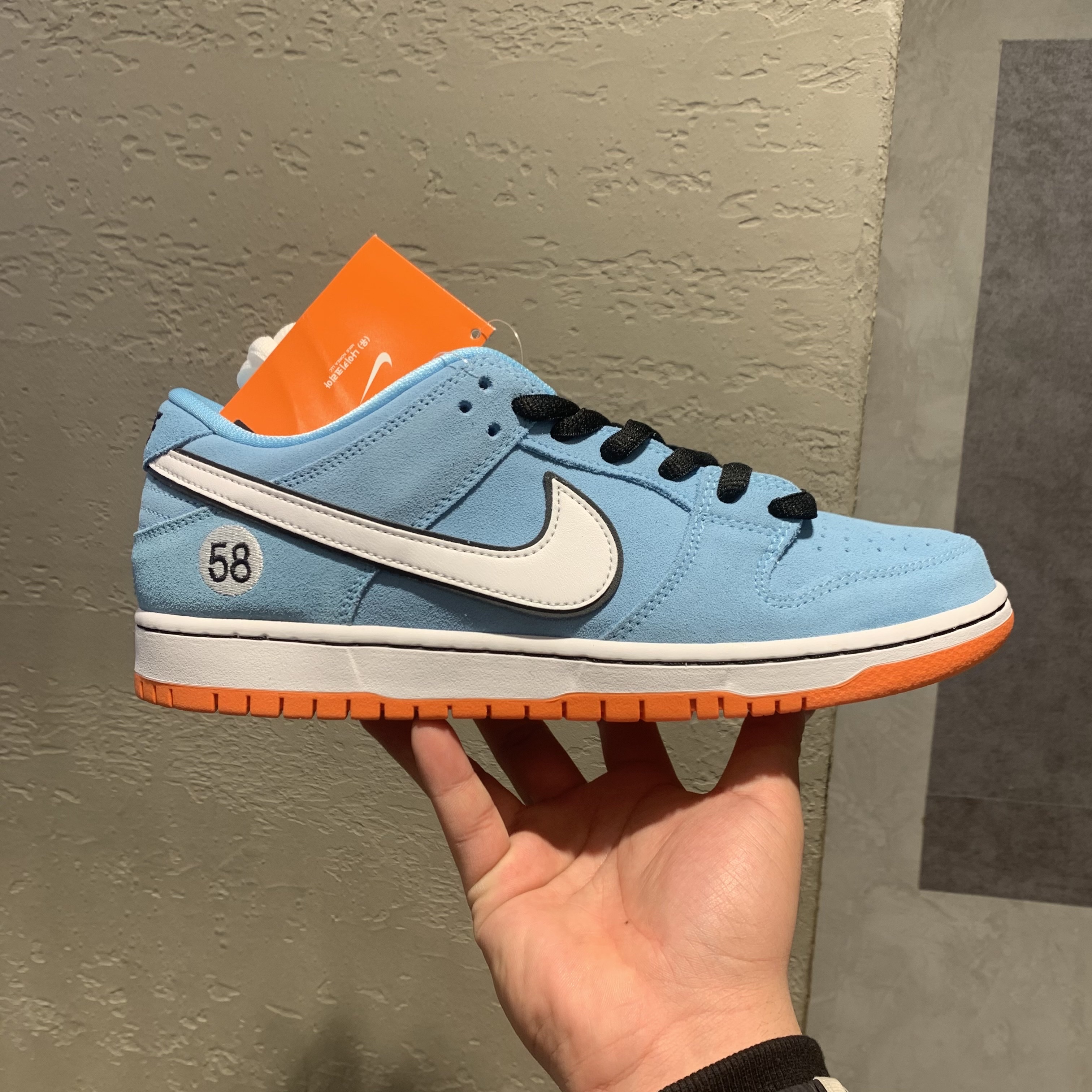 Nike SB Dunk Low Pro Blue Chill 착용 스타일 - 1