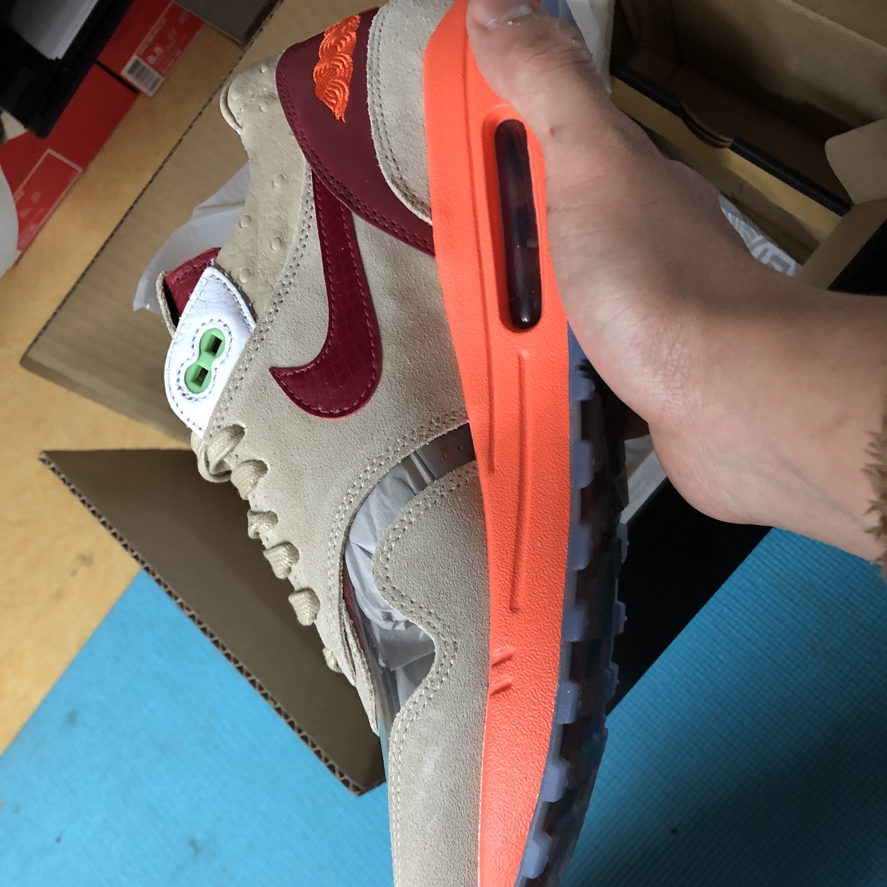 Nike x Clot Air Max 1 Net 착용 스타일 - 1