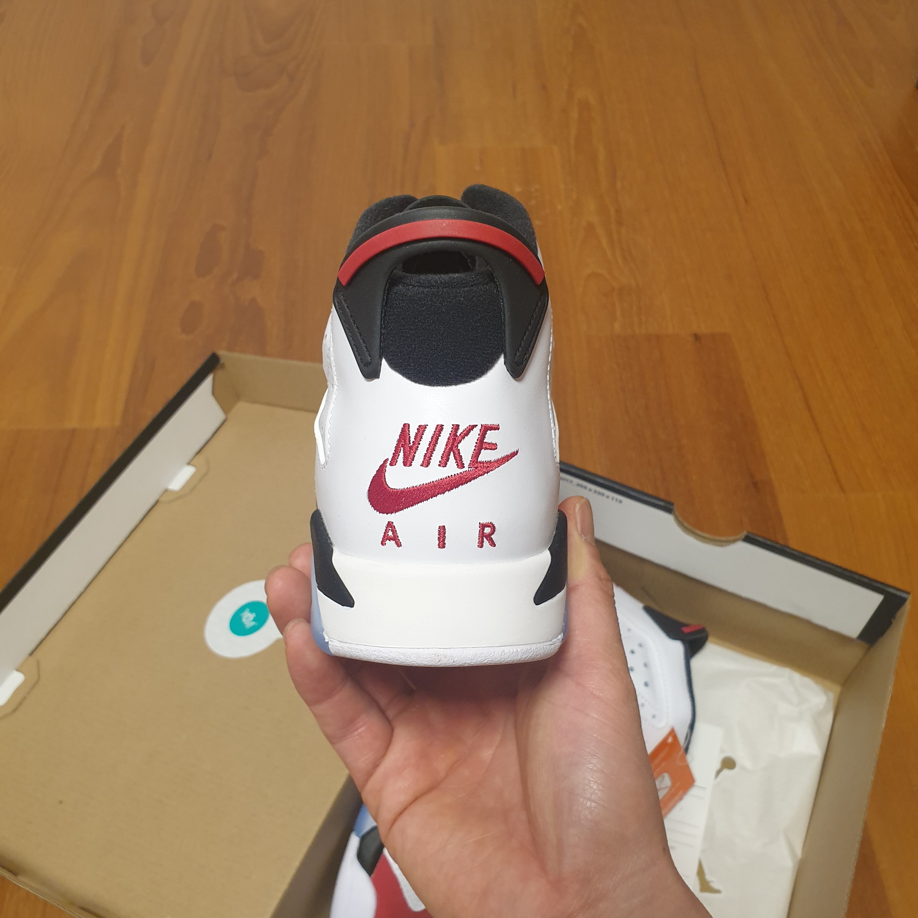 (GS) Jordan 6 Retro Carmine 2021 착용 스타일 - 3