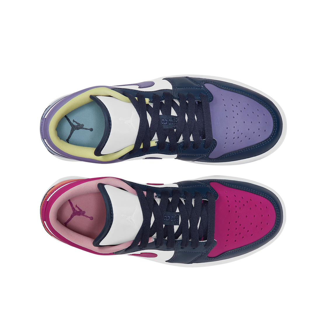 (W) 조던 1 로우 SE 미스매치드 퍼플 마젠타((W) Jordan 1 Low SE Mismatched Purple Magenta) - 2
