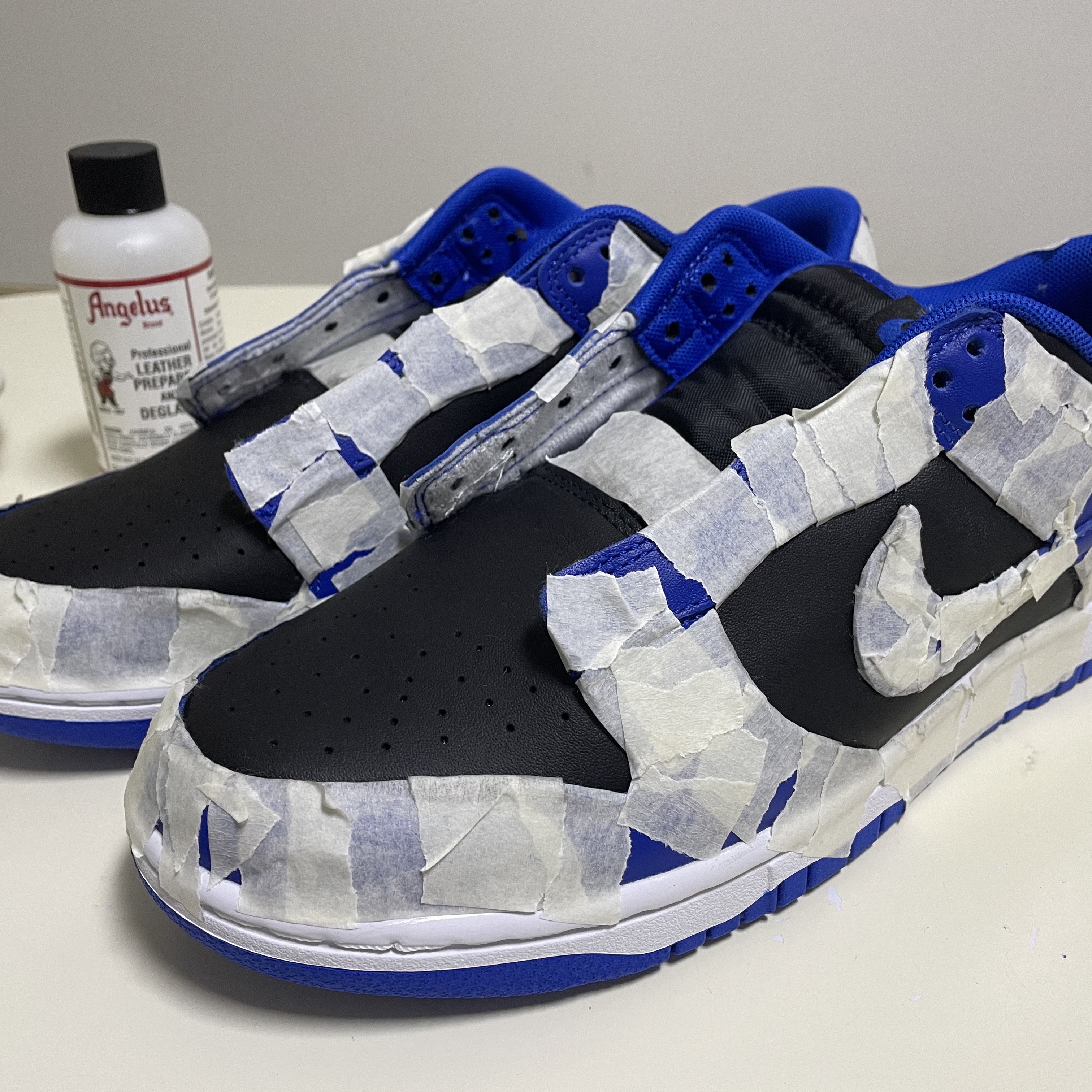Nike Dunk Low Retro Hyper Cobalt 착용 스타일 - 3