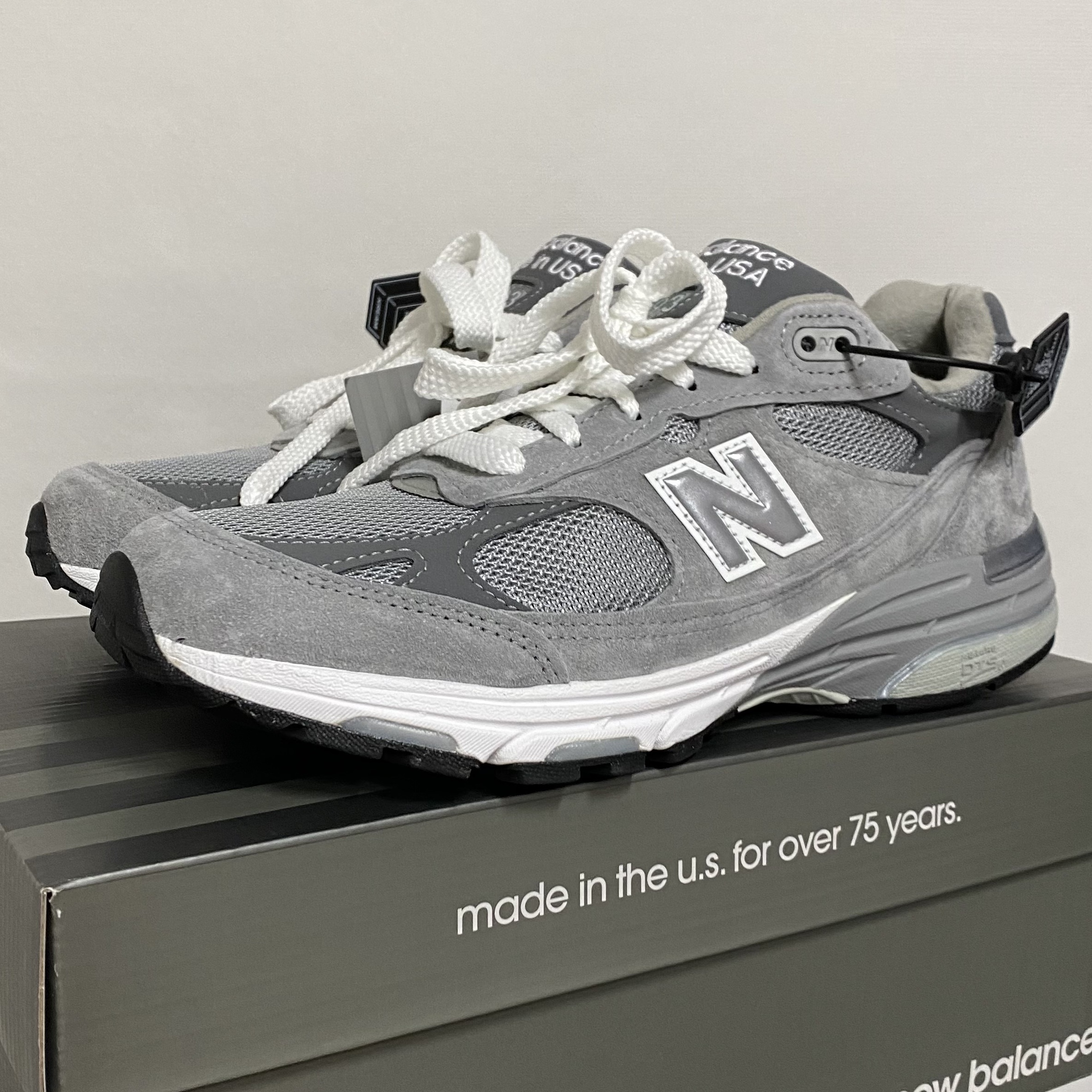 New Balance 993 Made in USA Grey - D Standard 착용 스타일