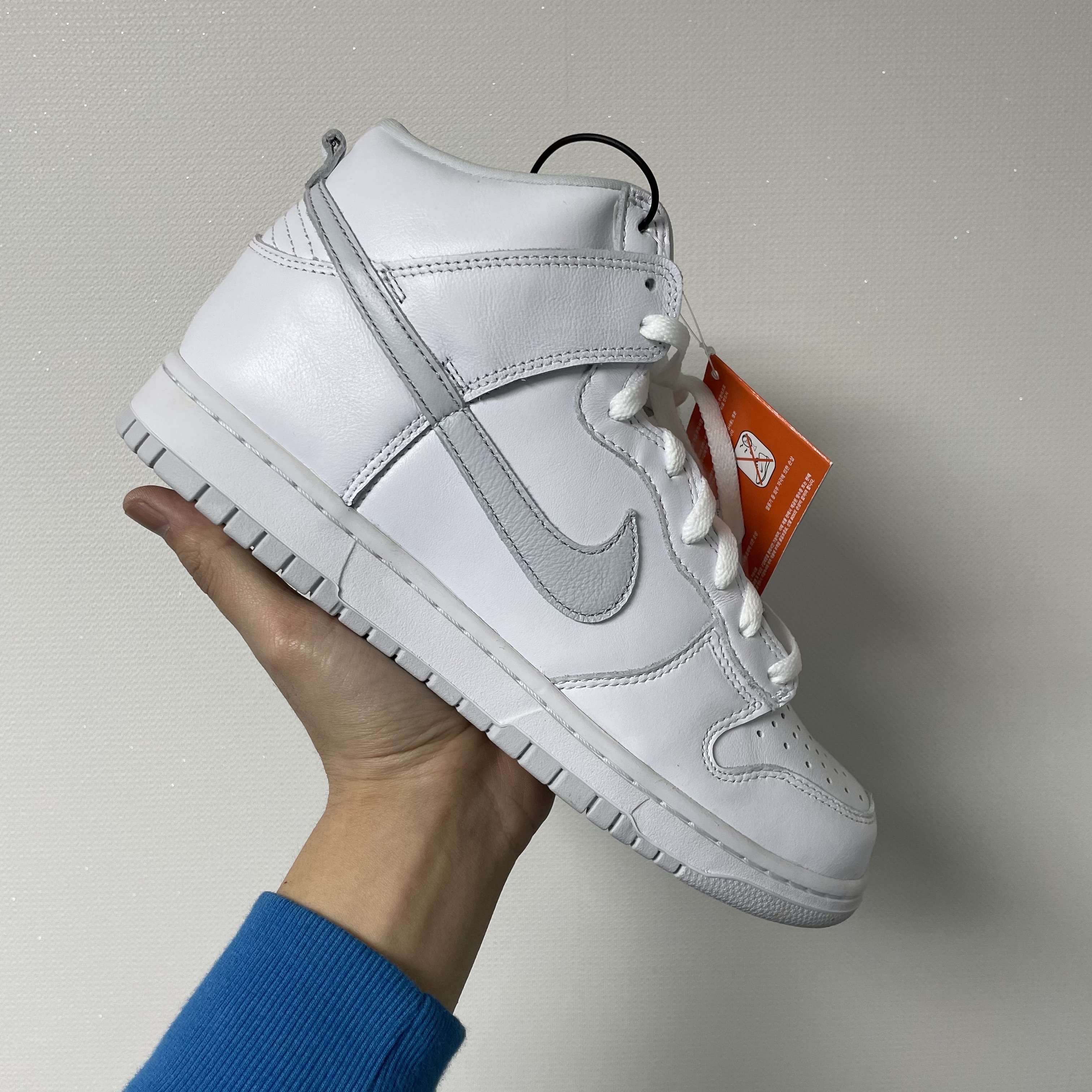 Nike Dunk High SP Pure Platinum 착용 스타일
