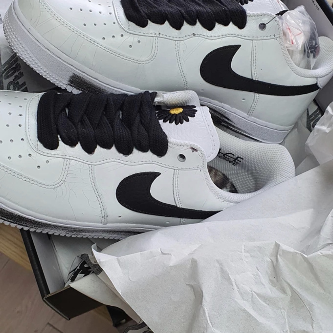 Nike x Peaceminusone Air Force 1 Low Para-Noise 2.0 착용 스타일 - 3