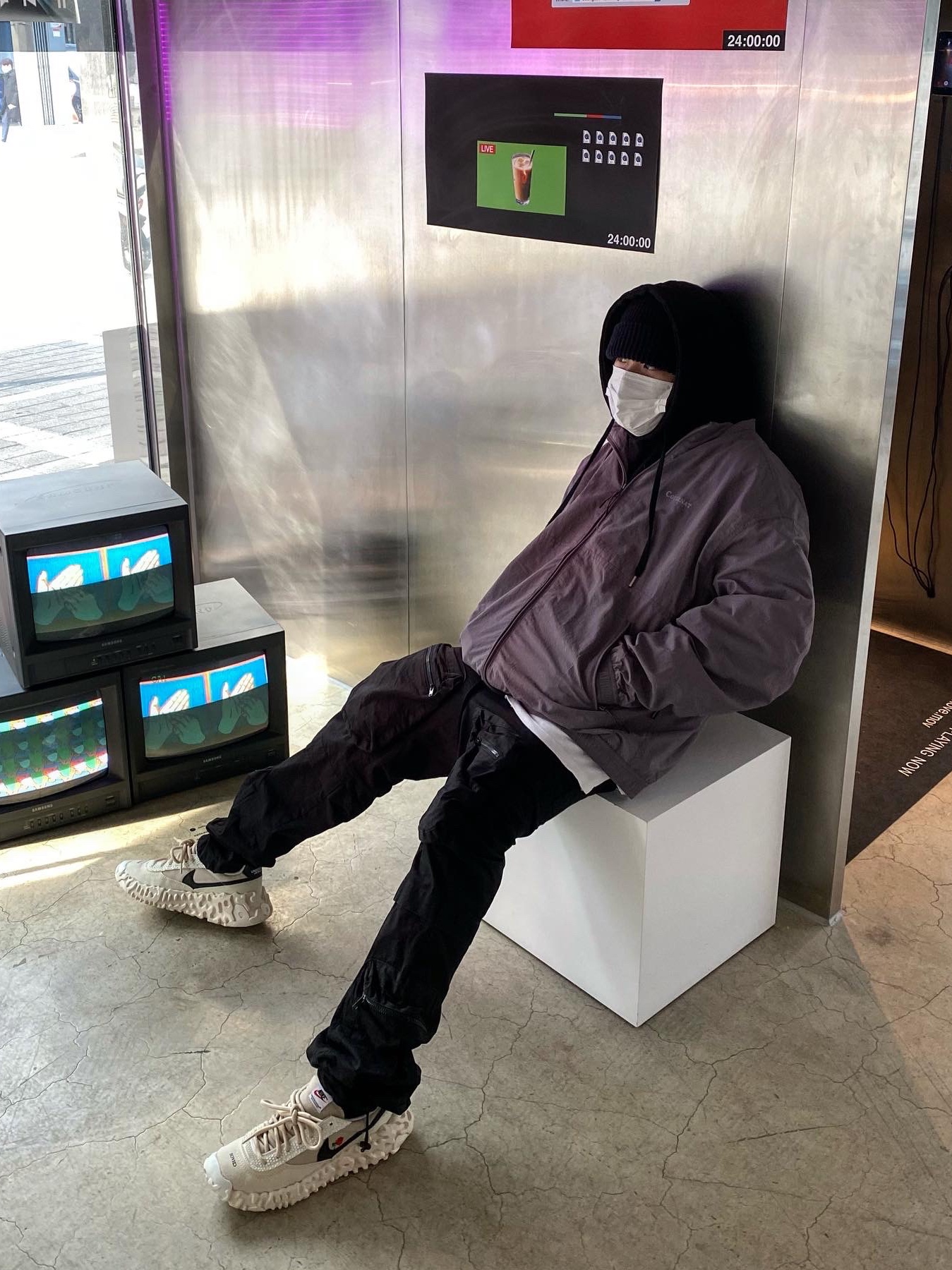 Nike x Undercover Overbreak SP Overcast 착용 스타일