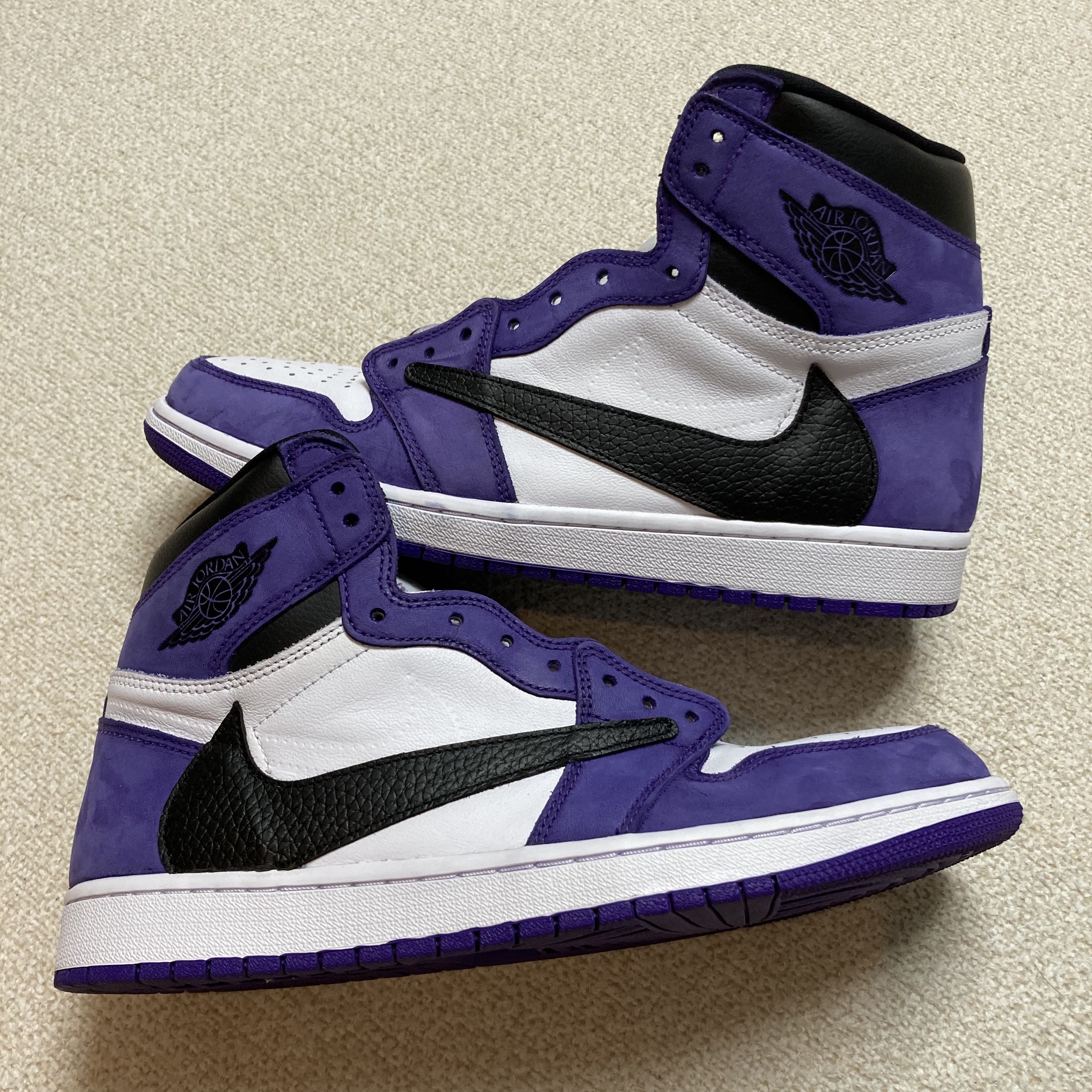 Jordan 1 Retro High OG Court Purple 2020 착용 스타일 - 1