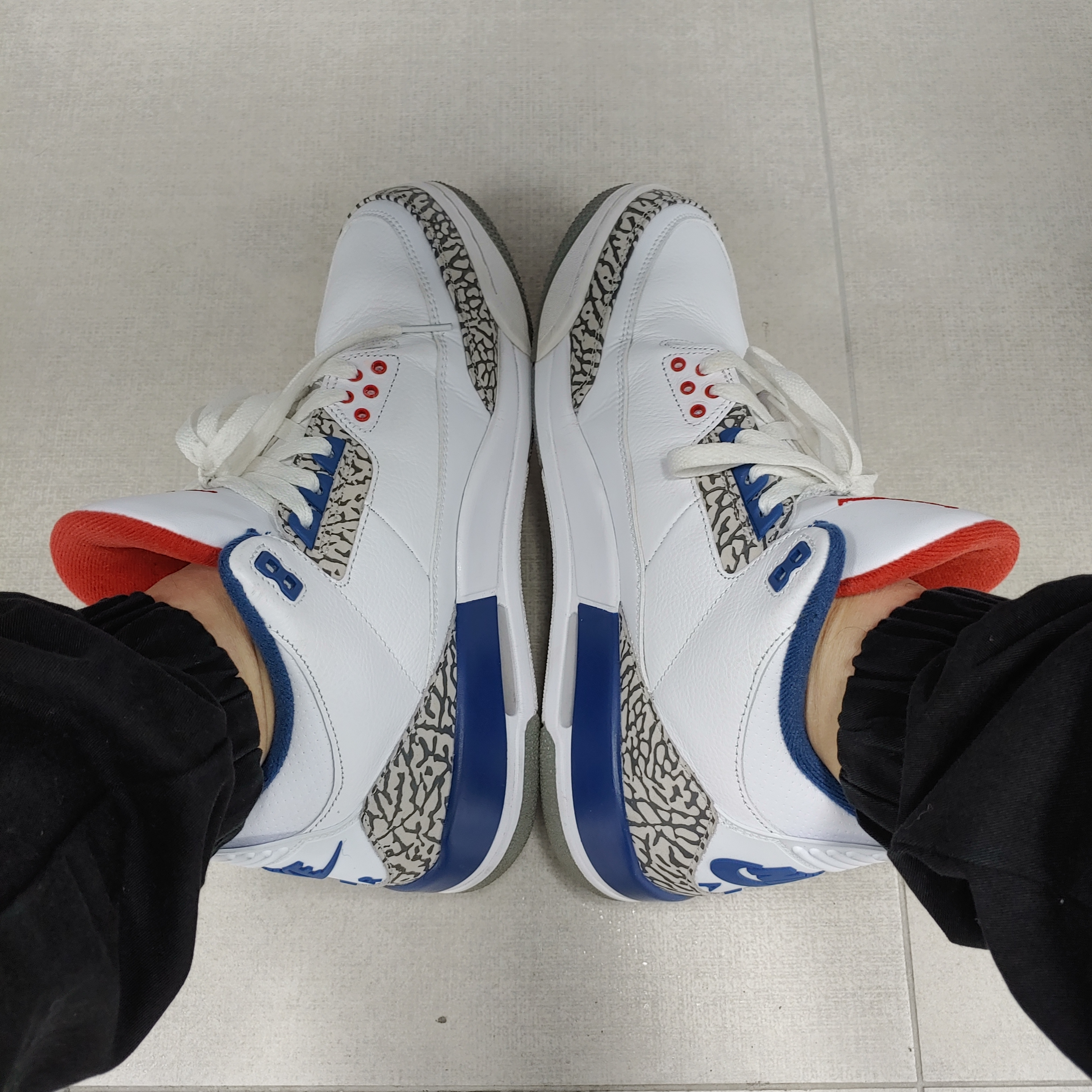 Jordan 3 Retro OG True Blue 2016 착용 스타일 - 1