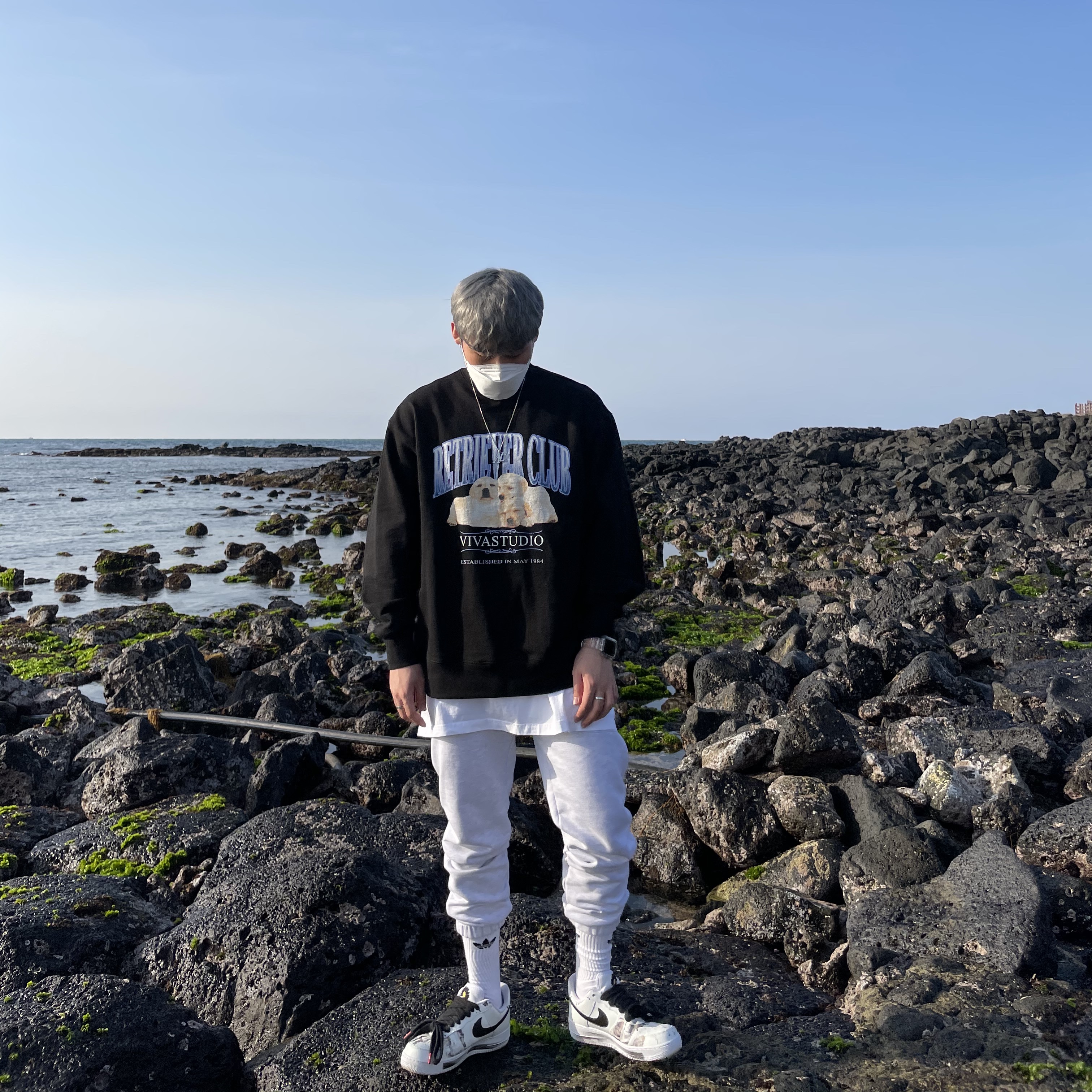 Nike x Peaceminusone Air Force 1 Low Para-Noise 2.0 착용 스타일