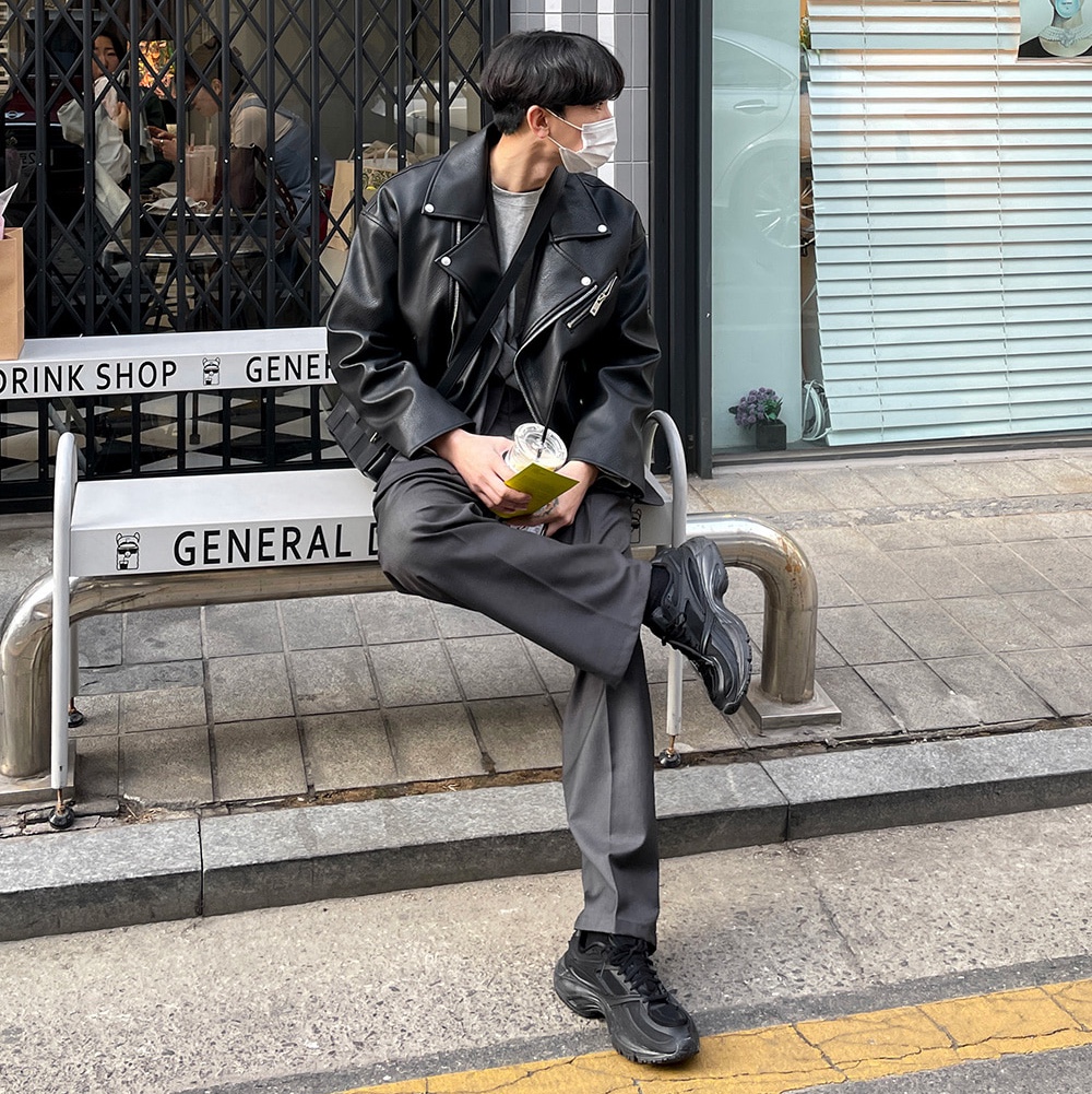 Reebok x Kanghyuk Premier Road Modern Black - DSM Exclusive 착용 스타일